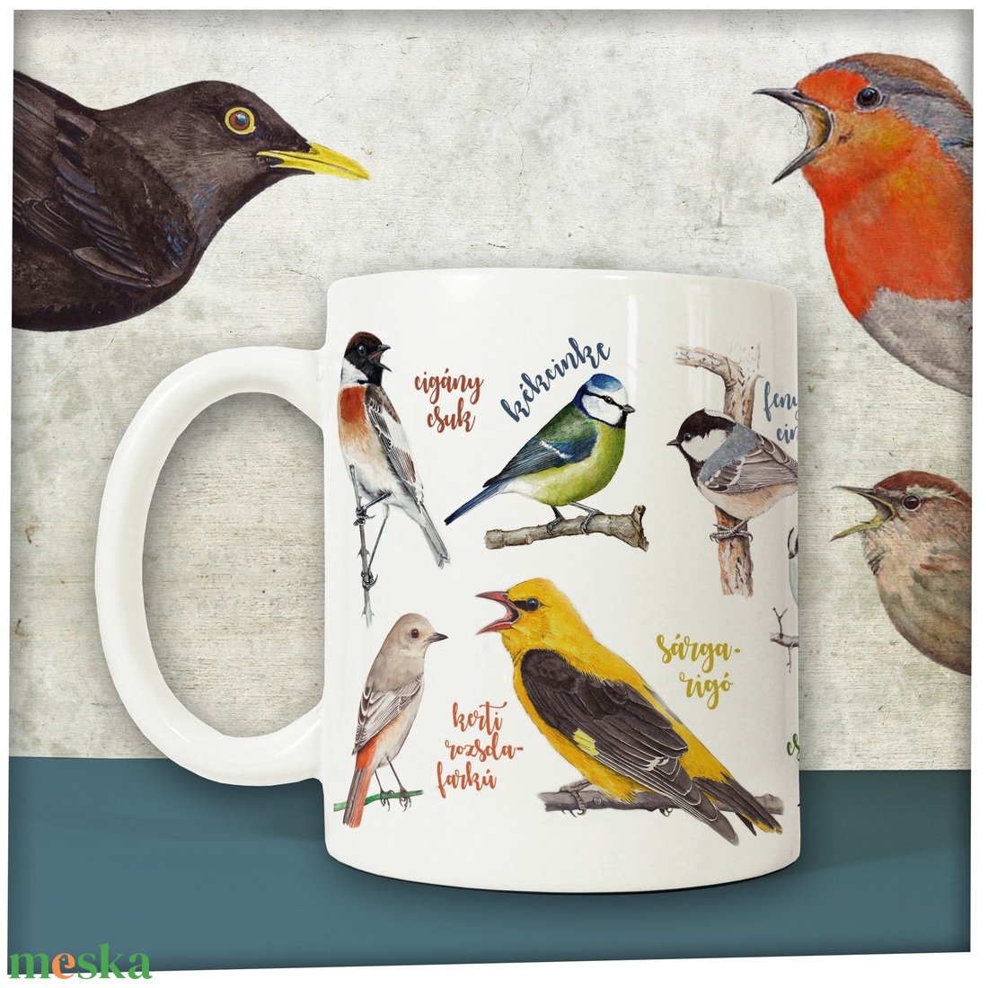 Énekes madarak - bögrén - táska & tok - bevásárlás & shopper táska - shopper, textiltáska, szatyor - Meska.hu Énekes madarak - bögrén - táska & tok - bevásárlás & shopper táska - shopper, textiltáska, szatyor - Meska.hu