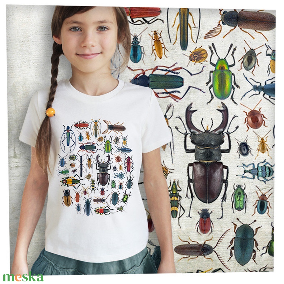 Bogarak - Prémium bio gyerekpóló - ruha & divat - gyerekruha - póló - Meska.hu