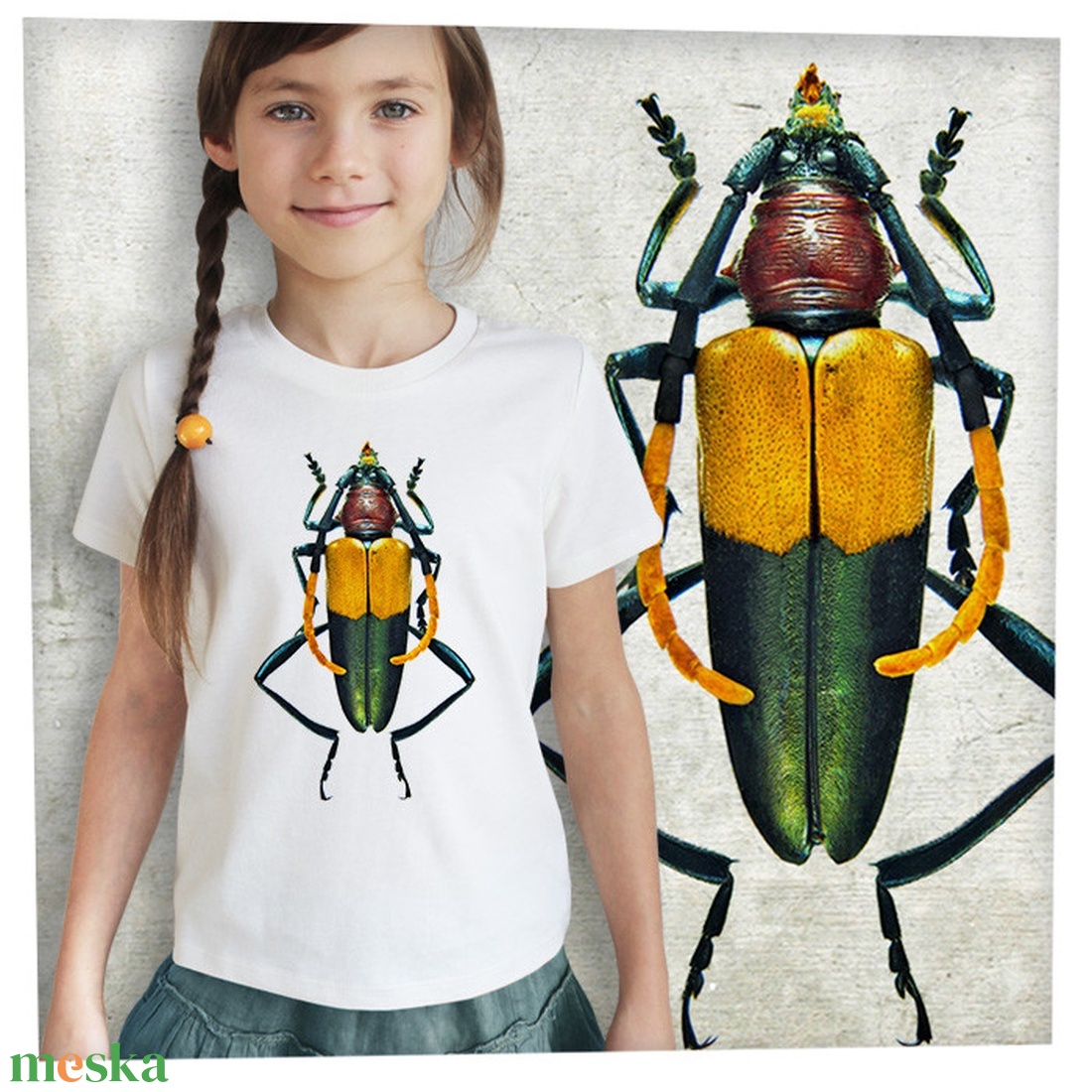 Bogarak - Prémium bio gyerekpóló - ruha & divat - gyerekruha - póló - Meska.hu