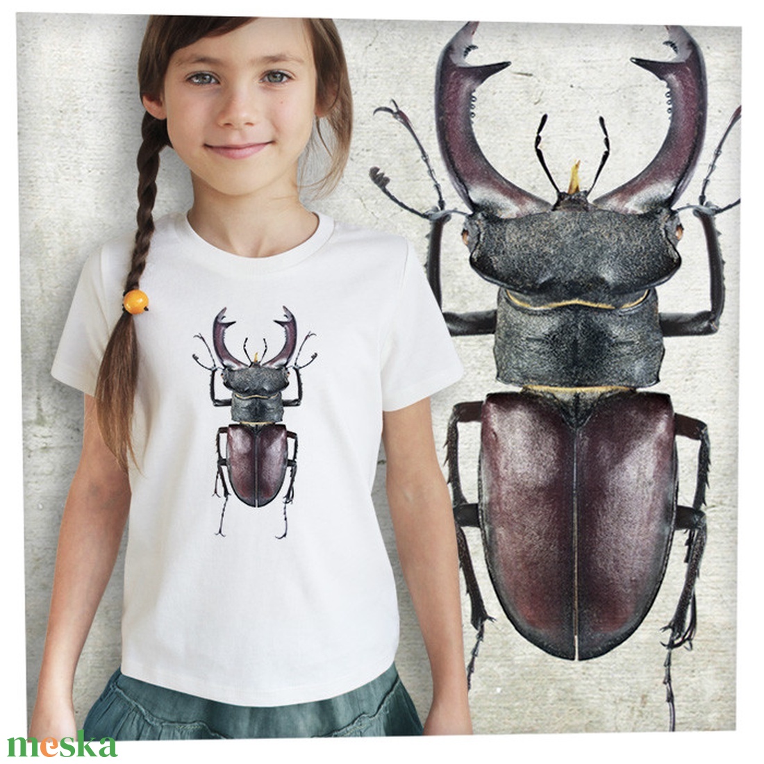 Bogarak - Prémium bio gyerekpóló - ruha & divat - gyerekruha - póló - Meska.hu