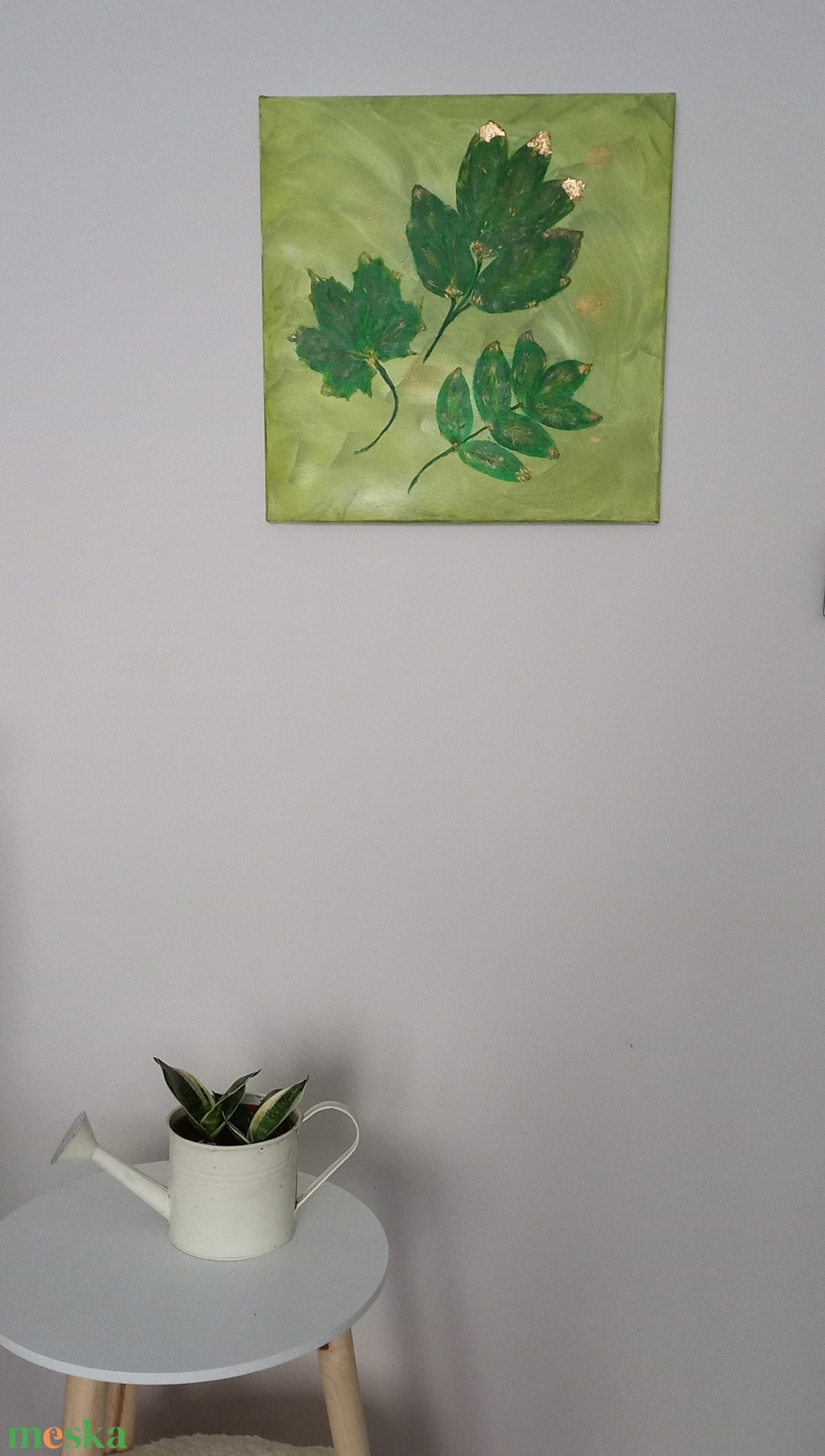 Zöld(ség) - művészet - festmény - akril - Meska.hu