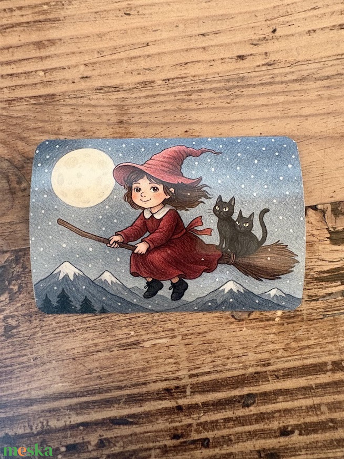 Kisboszi repül hűtőmágnes - otthon & életmód - konyhafelszerelés, tálalás - konyhai dekoráció - hűtőmágnes - Meska.hu