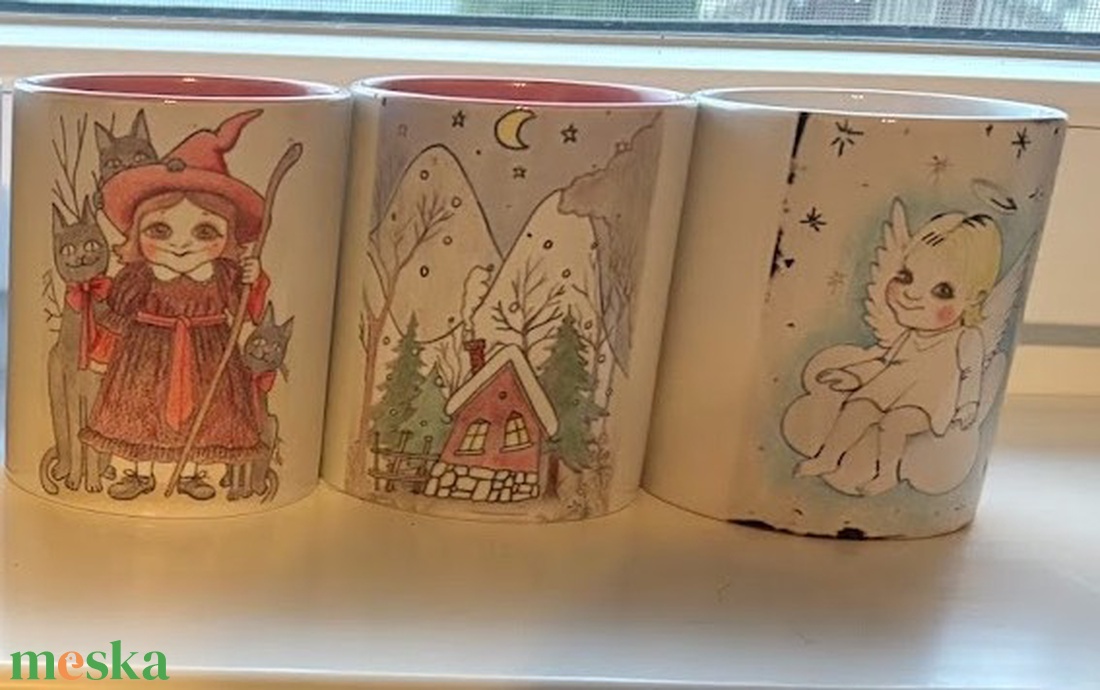 Téli álom bögre - otthon & életmód - konyhafelszerelés, tálalás - tálalás - bögre & csésze - Meska.hu