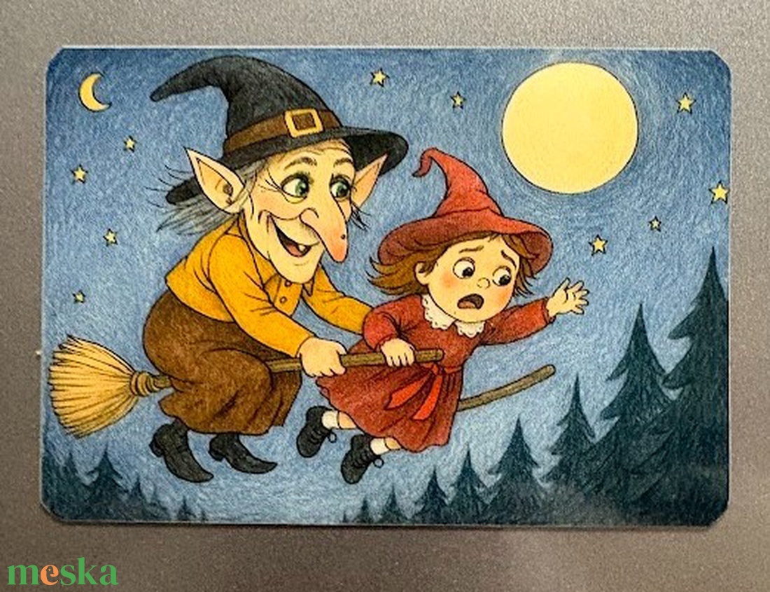 Hűtőmágnes - Kisboszi repülni tanul - otthon & életmód - konyhafelszerelés, tálalás - konyhai dekoráció - hűtőmágnes - Meska.hu