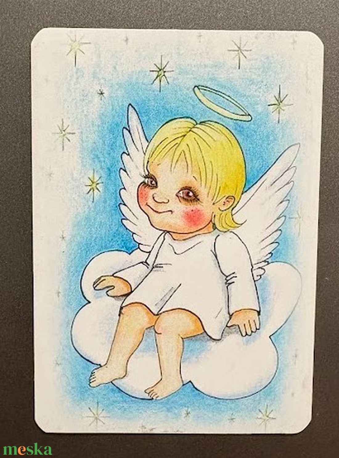 Hűtőmágnes - Angyalka - otthon & életmód - konyhafelszerelés, tálalás - konyhai dekoráció - hűtőmágnes - Meska.hu