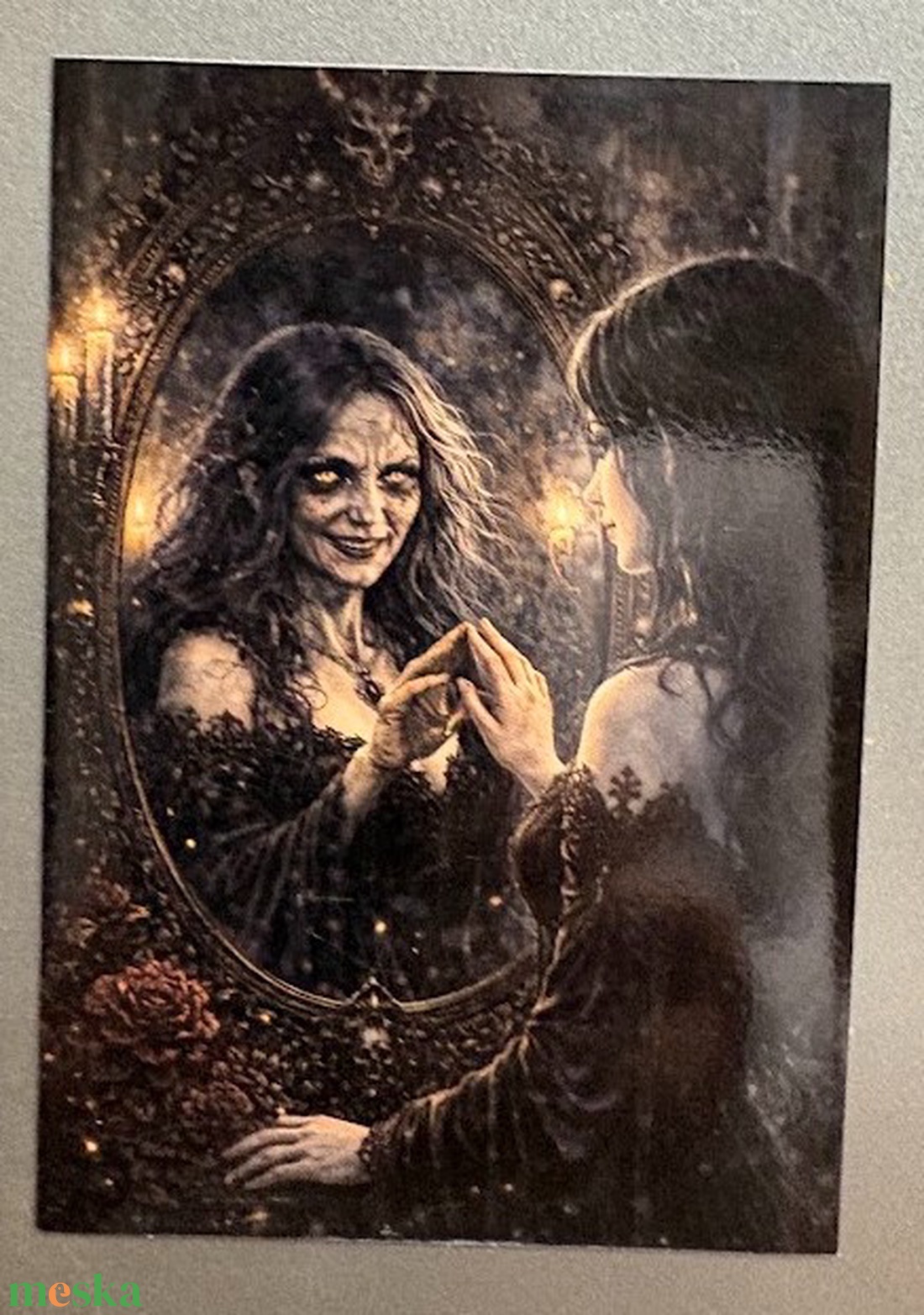 Hűtőmágnes - Igazmondó boszorkány tükör - otthon & életmód - konyhafelszerelés, tálalás - konyhai dekoráció - hűtőmágnes - Meska.hu