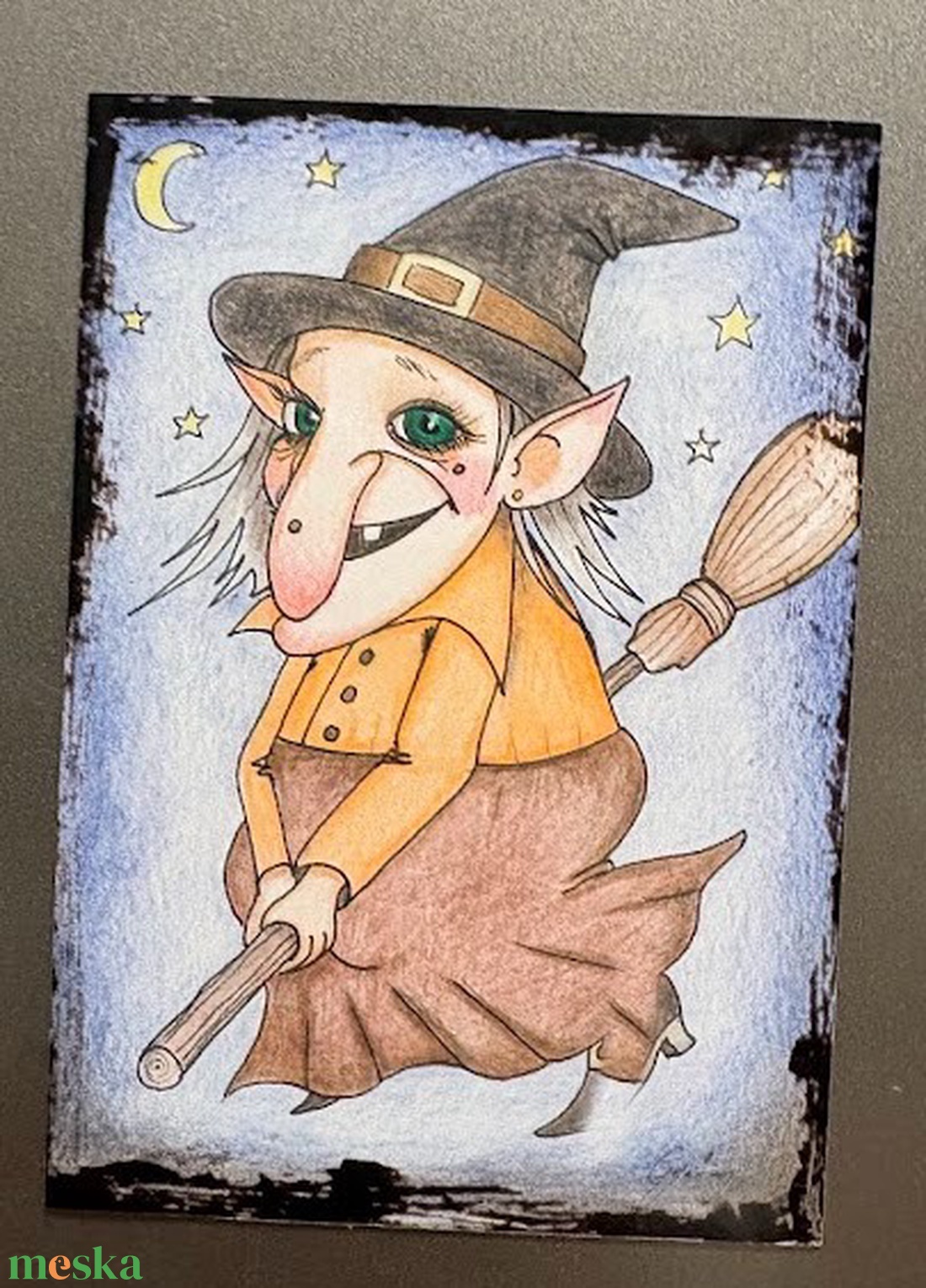 Hűtőmágnes - Boszorkány - otthon & életmód - konyhafelszerelés, tálalás - konyhai dekoráció - hűtőmágnes - Meska.hu