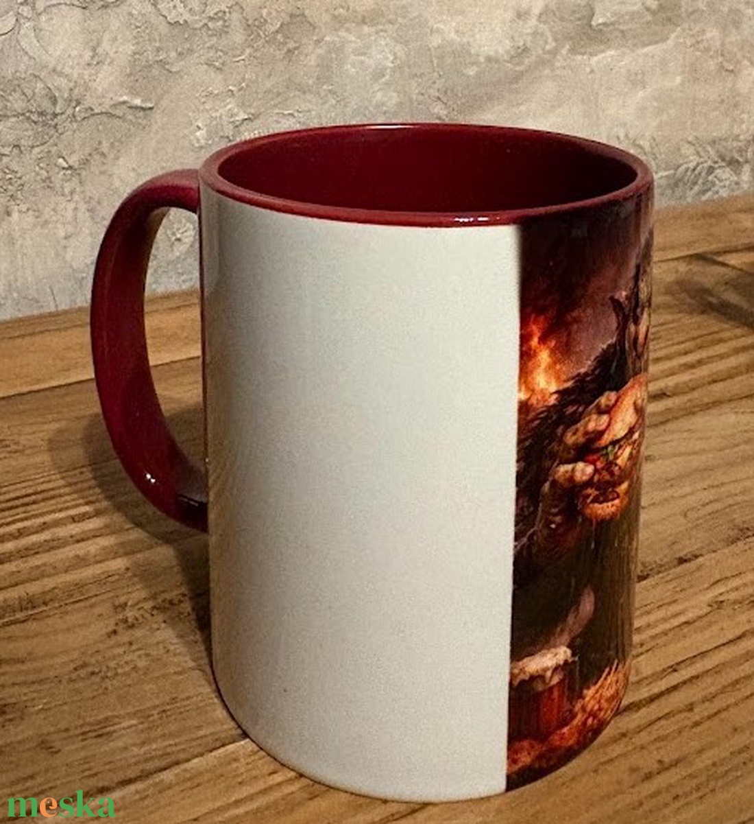 Hamburgert faló troll bögre - otthon & életmód - konyhafelszerelés, tálalás - tálalás - bögre & csésze - Meska.hu