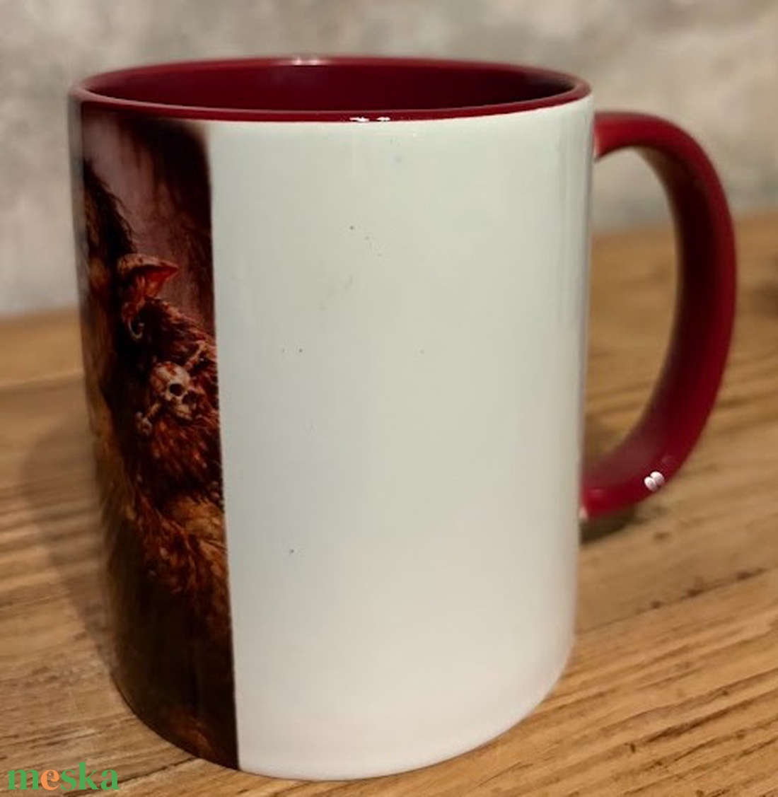 Hamburgert faló troll bögre - otthon & életmód - konyhafelszerelés, tálalás - tálalás - bögre & csésze - Meska.hu