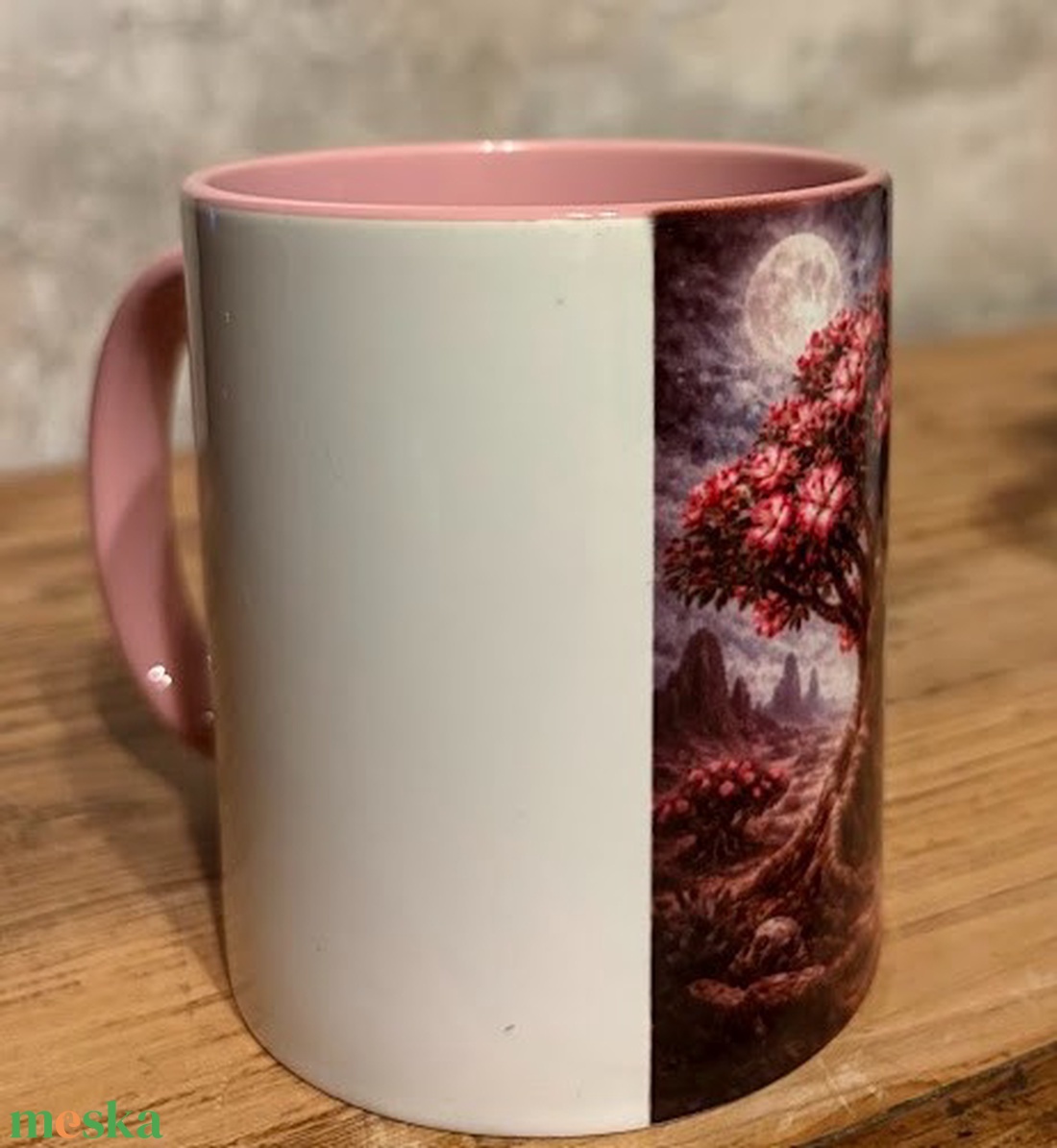 Gótikus sivatagi rózsa bögre - otthon & életmód - konyhafelszerelés, tálalás - tálalás - bögre & csésze - Meska.hu