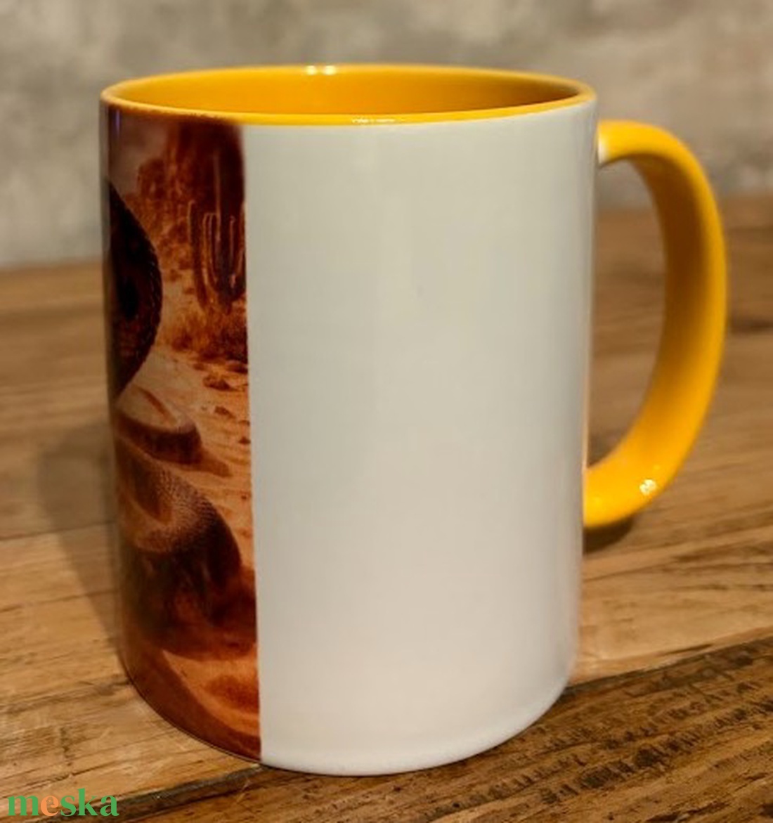 Kobra a sivatagban bögre - otthon & életmód - konyhafelszerelés, tálalás - tálalás - bögre & csésze - Meska.hu