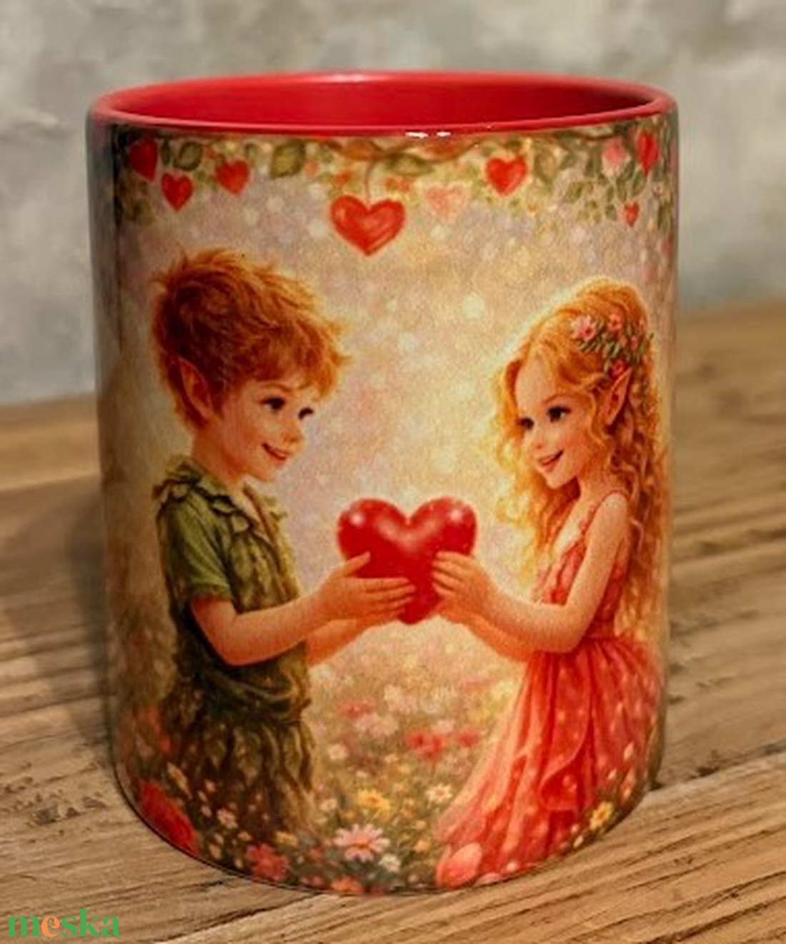 Tündérgyerekek szerelme bögre - otthon & életmód - konyhafelszerelés, tálalás - tálalás - bögre & csésze - Meska.hu