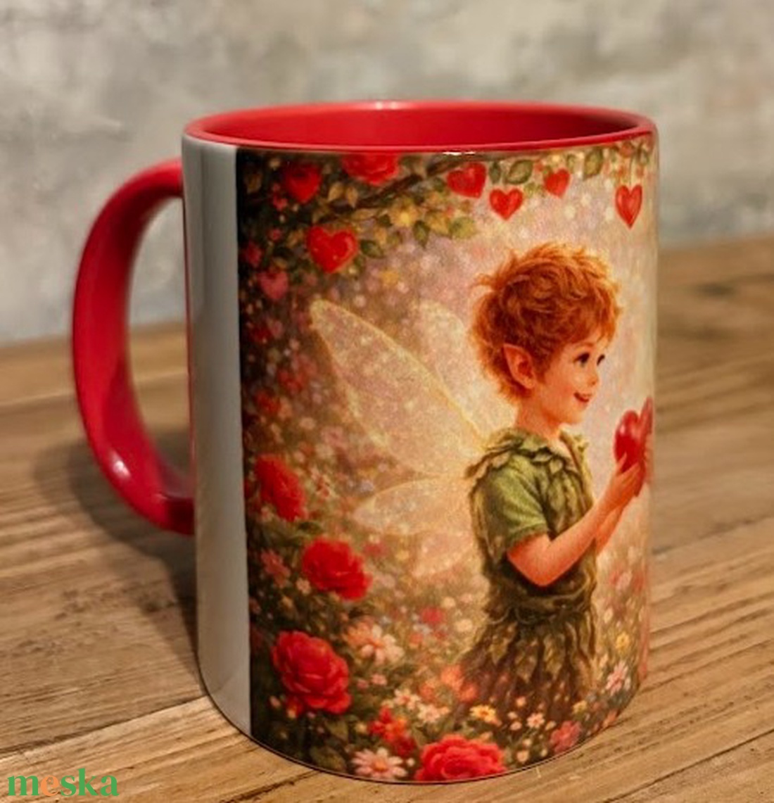 Tündérgyerekek szerelme bögre - otthon & életmód - konyhafelszerelés, tálalás - tálalás - bögre & csésze - Meska.hu