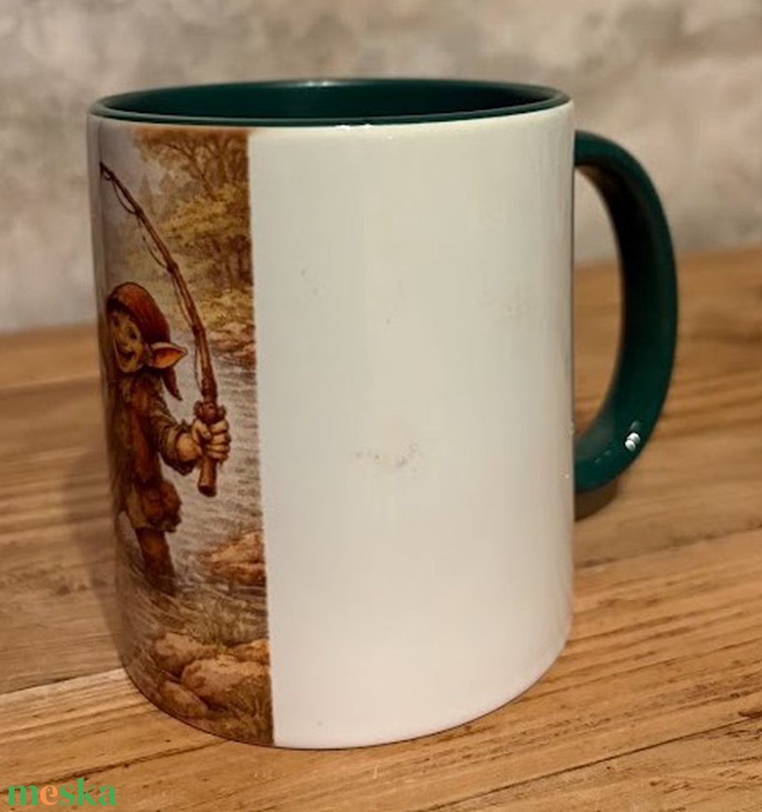 Kobold halat fog a patakban bögre - otthon & életmód - konyhafelszerelés, tálalás - tálalás - bögre & csésze - Meska.hu