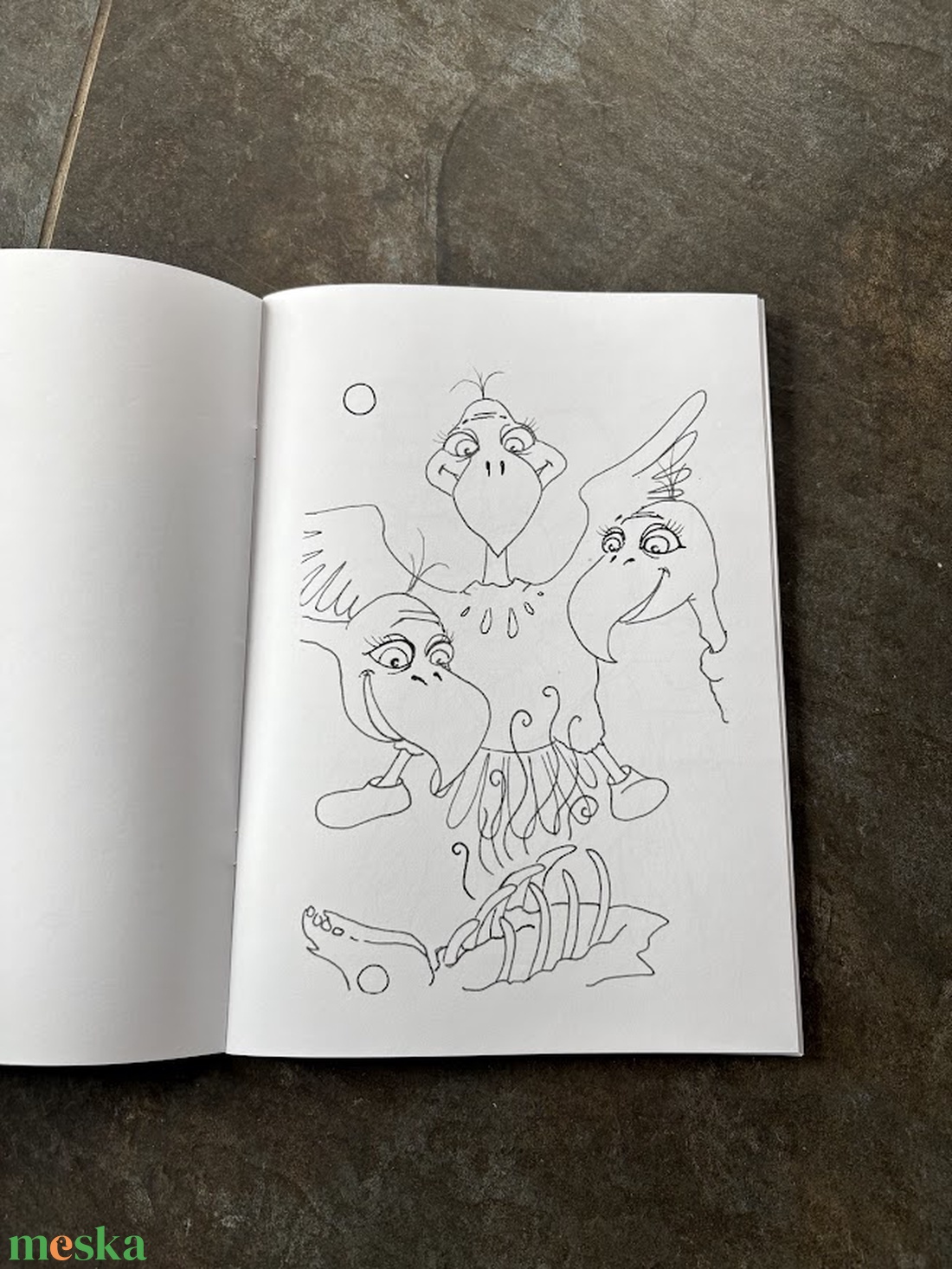 Egzotikus állatok színező/kifestő füzet kézzel készült rajzokból - otthon & életmód - papír, írószer - színező - Meska.hu