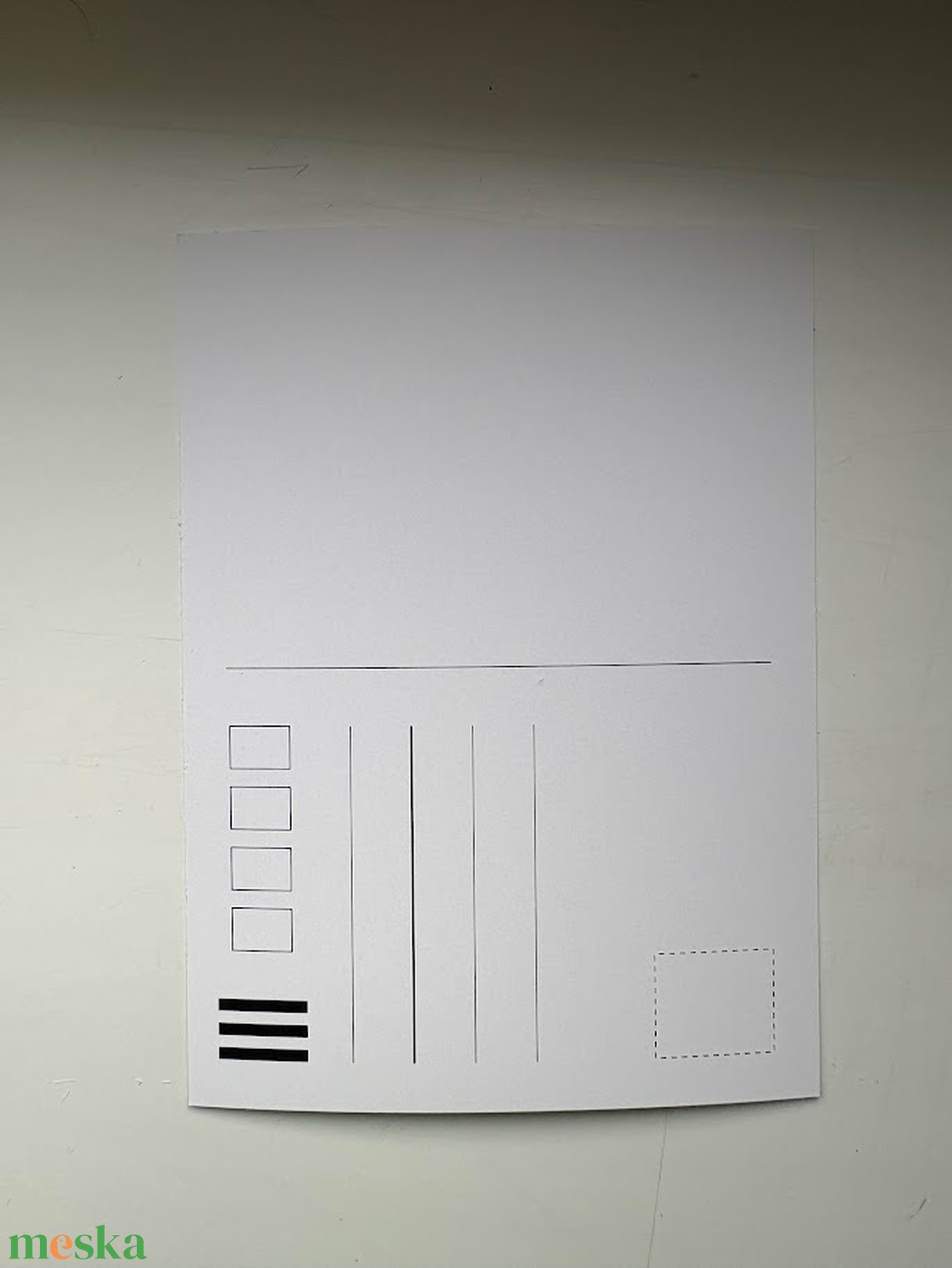 Képeslap - Húsvéti tojásfestés - ünnepi díszek, dekorációk - húsvéti díszek és dekorációk - húsvéti képeslapok - Meska.hu