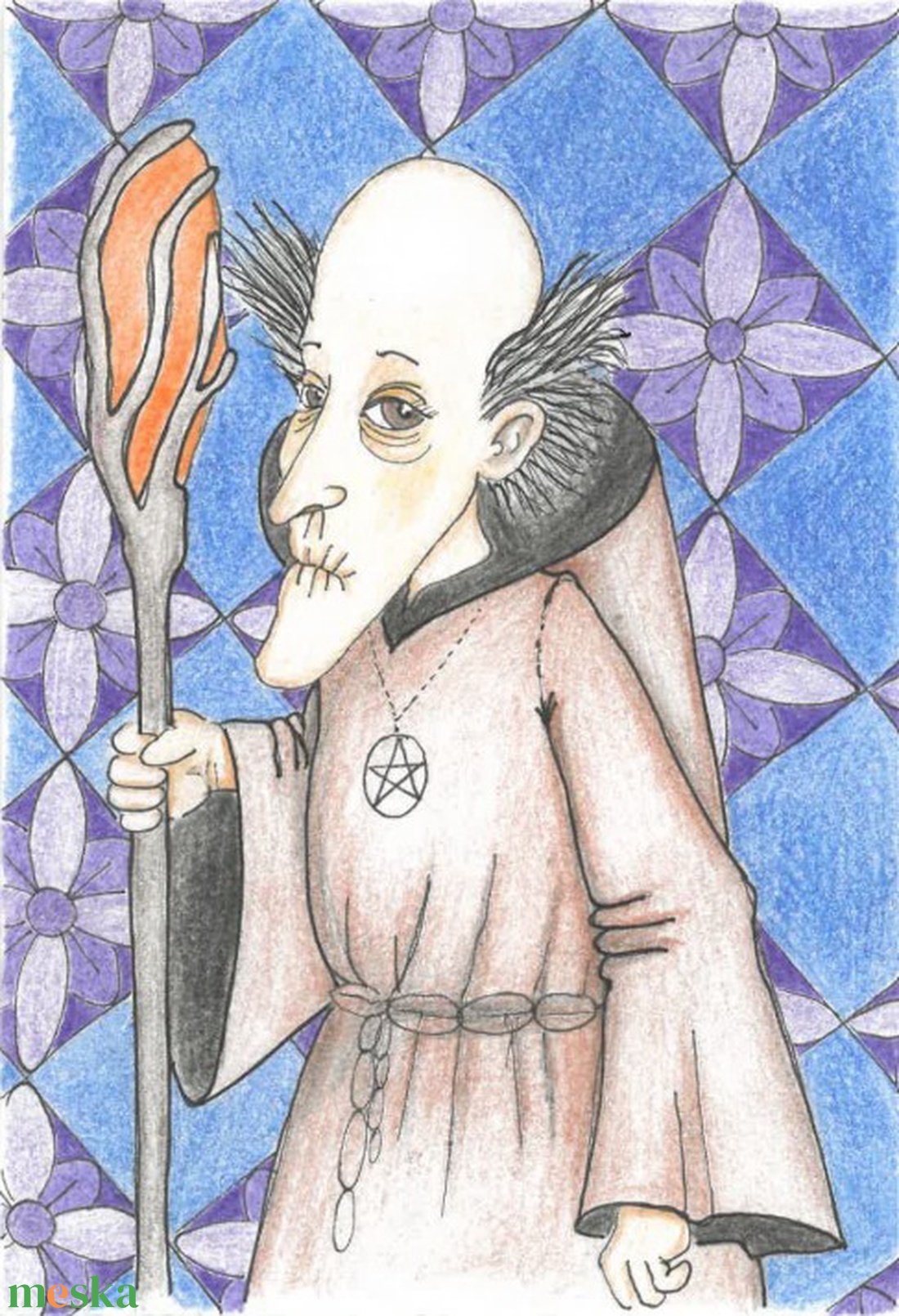 Képeslap - A Mester - otthon & életmód - papír, írószer - ajándékozás kellékei - képeslap, üdvözlőlap - Meska.hu