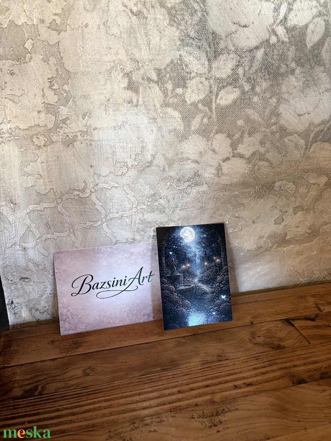 Képeslap - gótikus rózsakert - otthon & életmód - papír, írószer - ajándékozás kellékei - képeslap, üdvözlőlap - Meska.hu