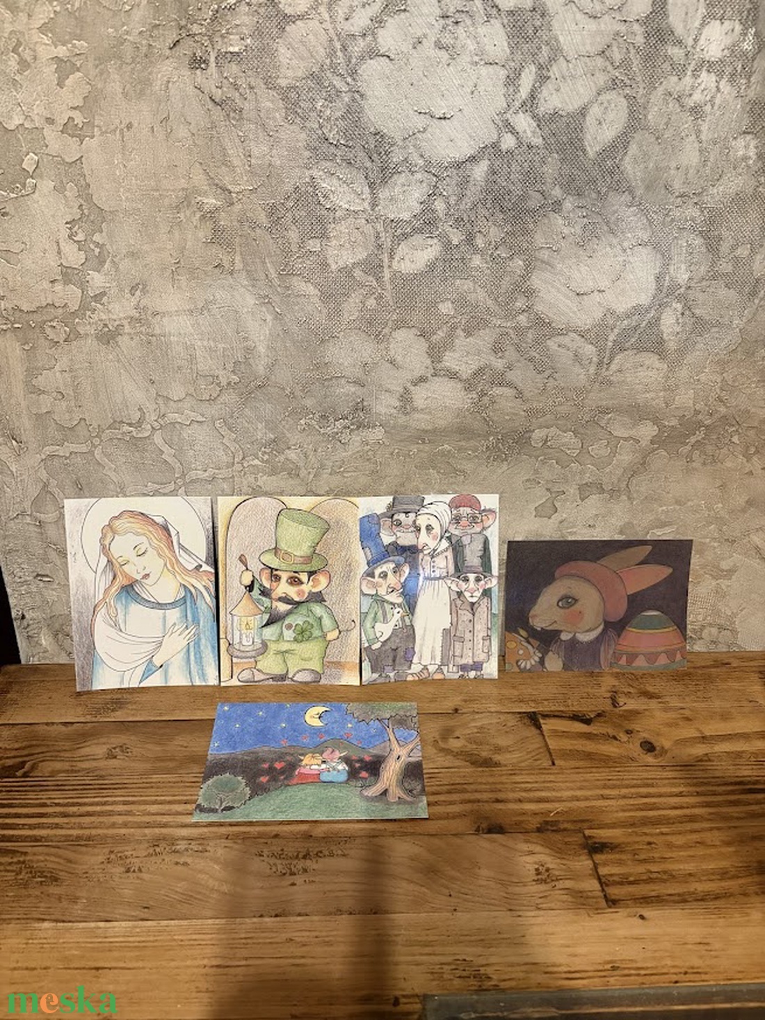 5 db képeslap � szabadon választható, kedvezményes csomag - otthon & életmód - papír, írószer - ajándékozás kellékei - képeslap, üdvözlőlap - Meska.hu