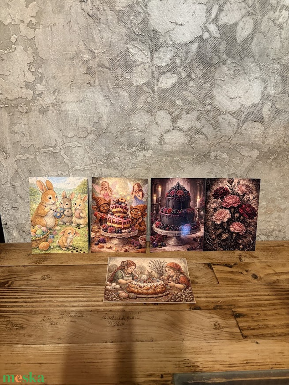 5 db képeslap � szabadon választható, kedvezményes csomag - otthon & életmód - papír, írószer - ajándékozás kellékei - képeslap, üdvözlőlap - Meska.hu