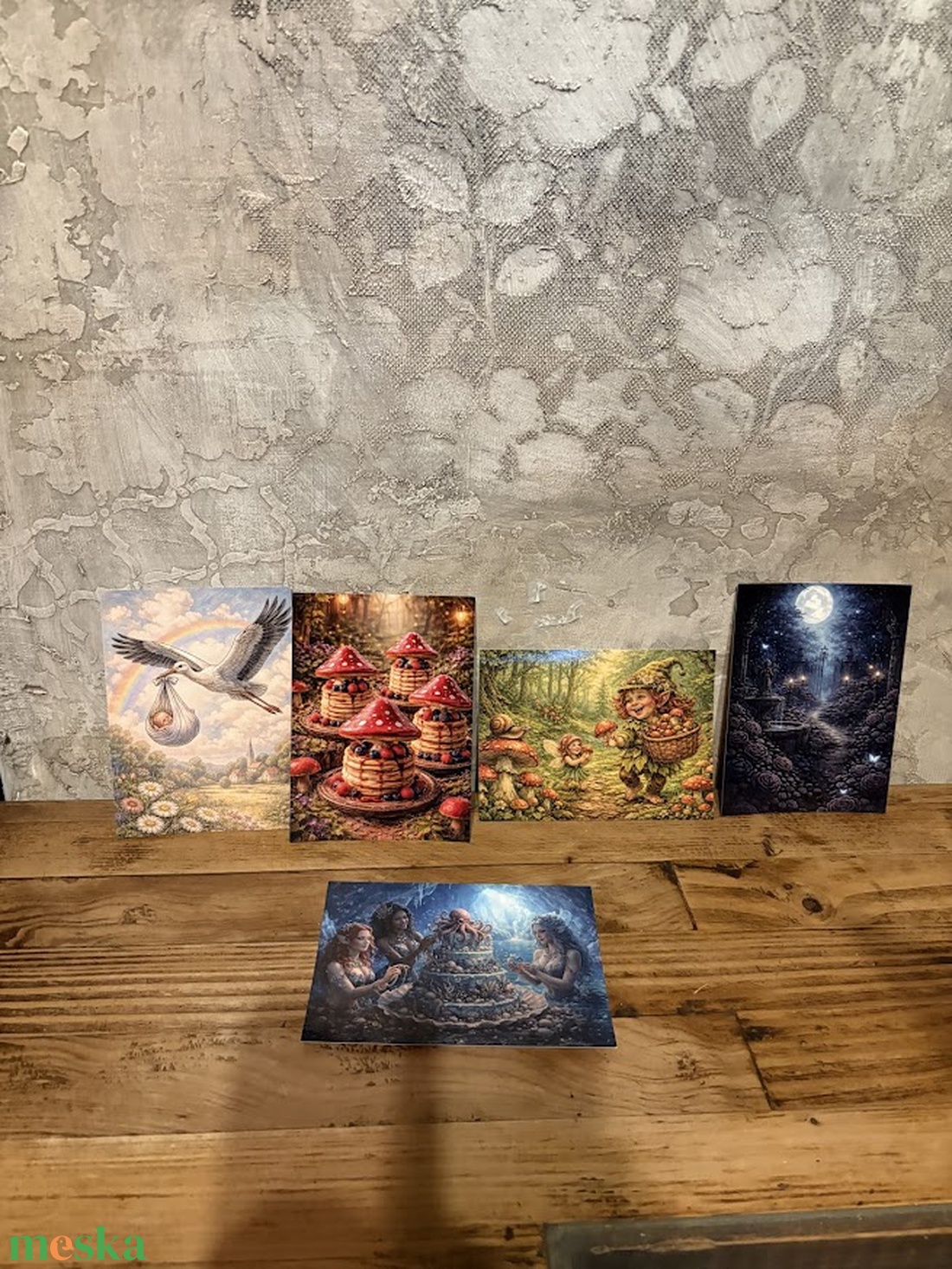 5 db képeslap � szabadon választható, kedvezményes csomag - otthon & életmód - papír, írószer - ajándékozás kellékei - képeslap, üdvözlőlap - Meska.hu