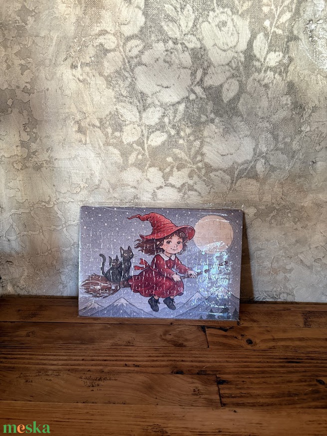 Hűtőmágnes puzzle - Kisboszi repül - otthon & életmód - konyhafelszerelés, tálalás - konyhai dekoráció - hűtőmágnes - Meska.hu