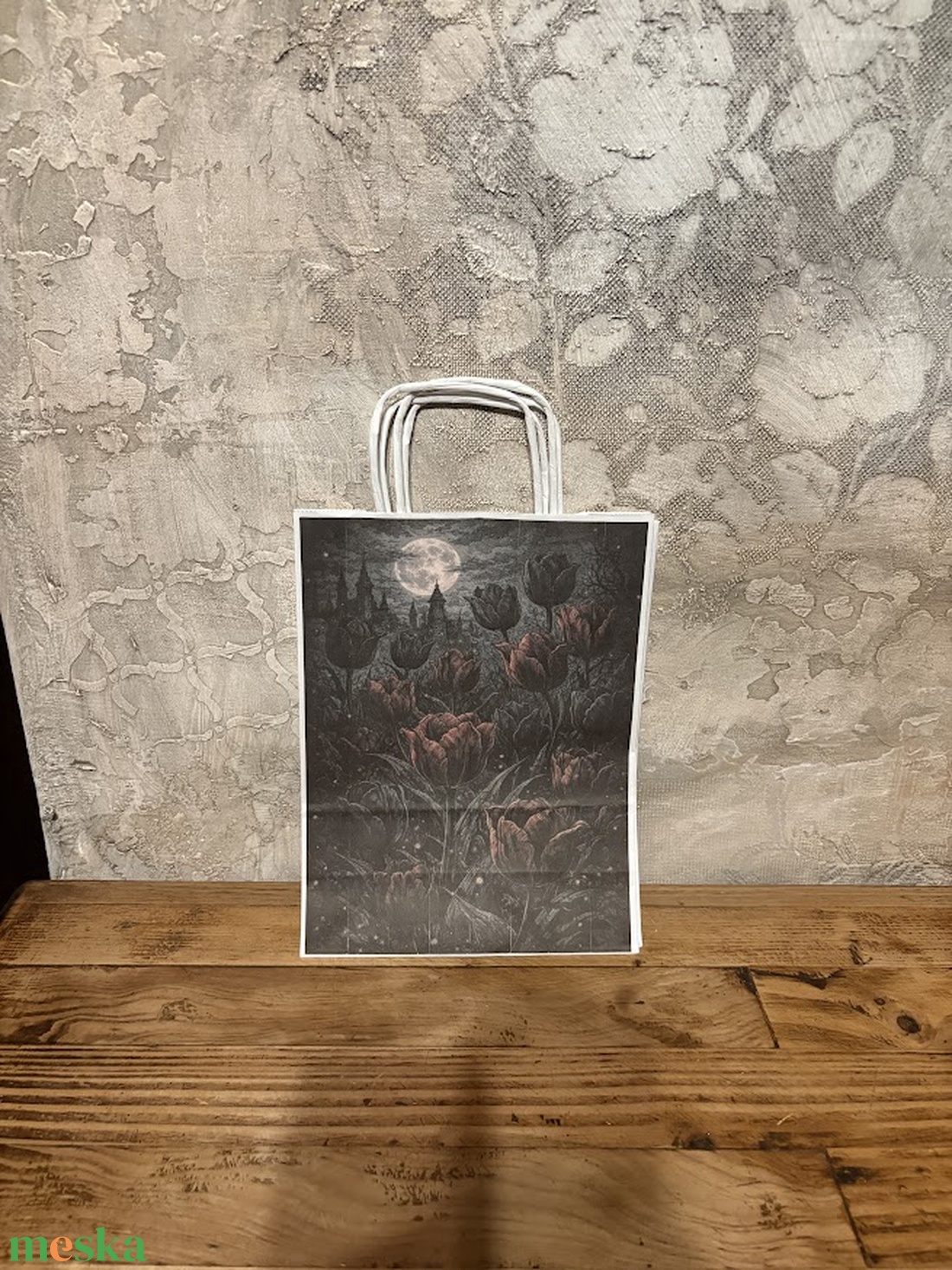 Ajándéktasak - Gótikus tulipánok - otthon & életmód - papír, írószer - ajándékozás kellékei - ajándékzsák, csomagolás - Meska.hu