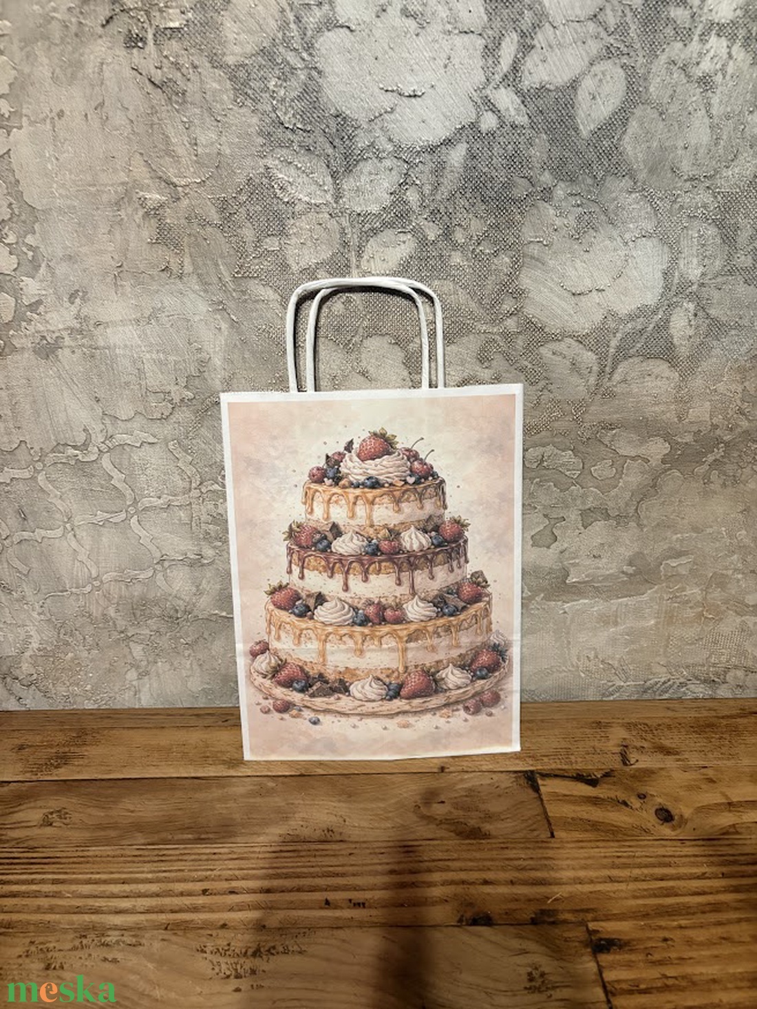 Ajándéktasak - Csodatorta - otthon & életmód - papír, írószer - ajándékozás kellékei - ajándékzsák, csomagolás - Meska.hu