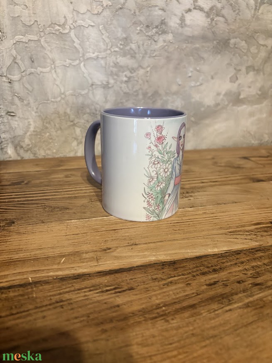 Lila hajú entlány bögre - otthon & életmód - konyhafelszerelés, tálalás - tálalás - bögre & csésze - Meska.hu