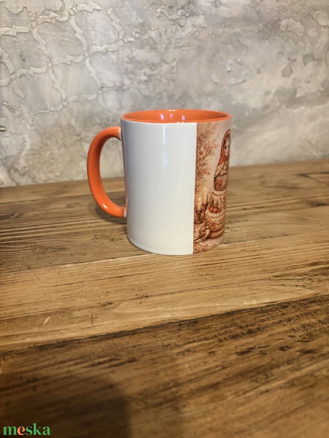 Matrjoska baba bögre - otthon & életmód - konyhafelszerelés, tálalás - tálalás - bögre & csésze - Meska.hu