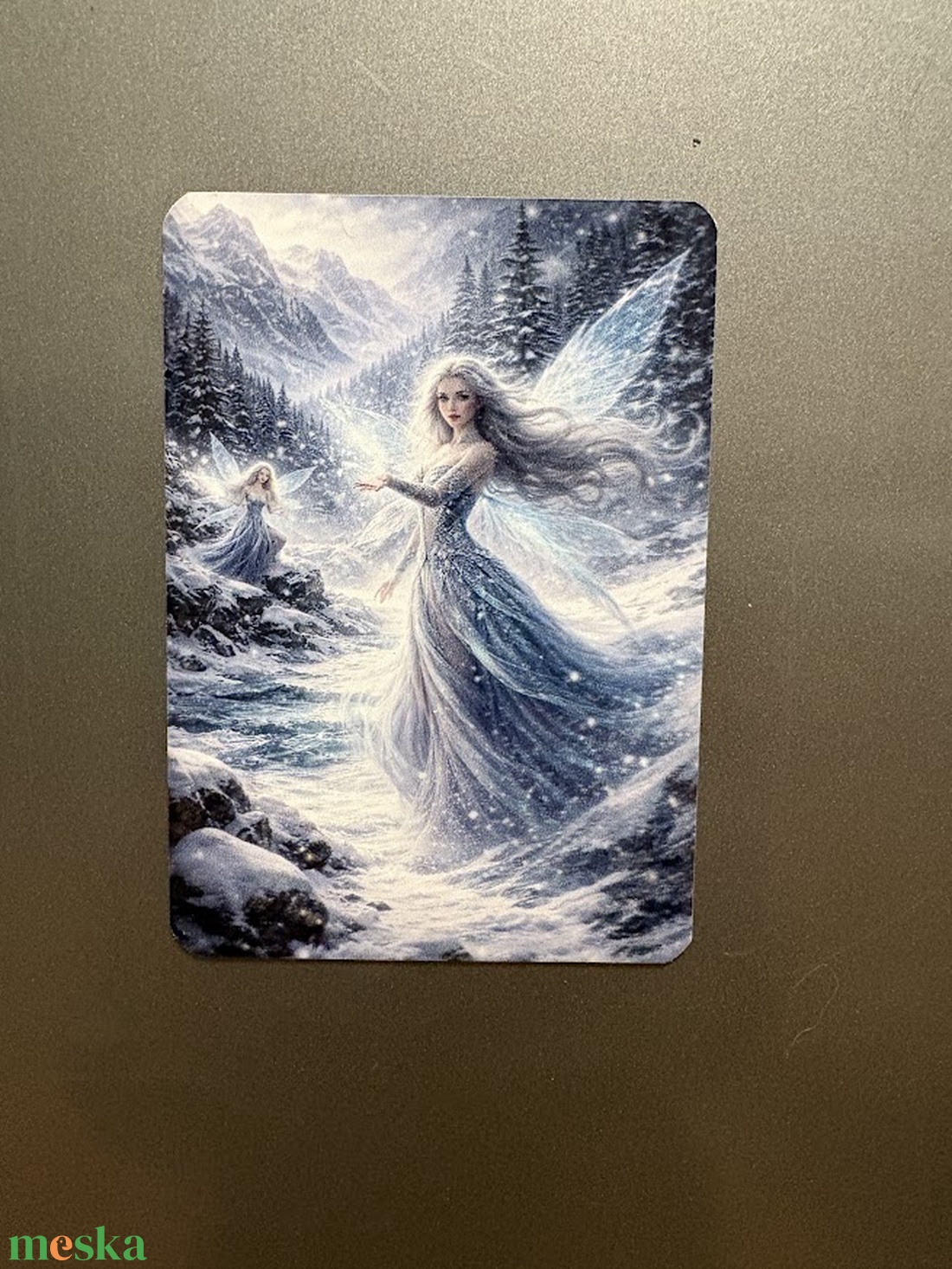 Hűtőmágnes - Jégtündér - otthon & életmód - konyhafelszerelés, tálalás - konyhai dekoráció - hűtőmágnes - Meska.hu