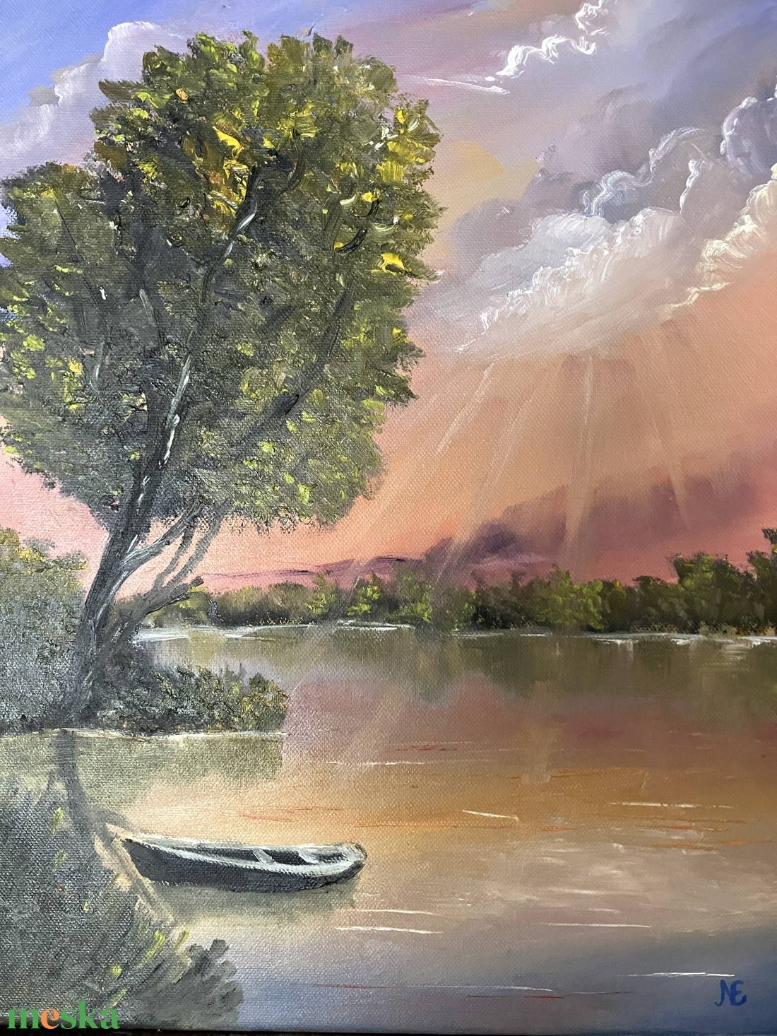 Vihar után - művészet - festmény - olajfestmény - Meska.hu