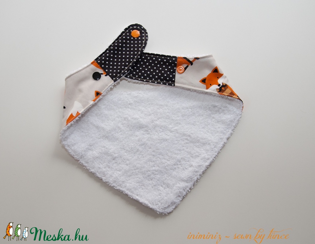 Rókás előke, nyálkendő, partedli -  - Meska.hu