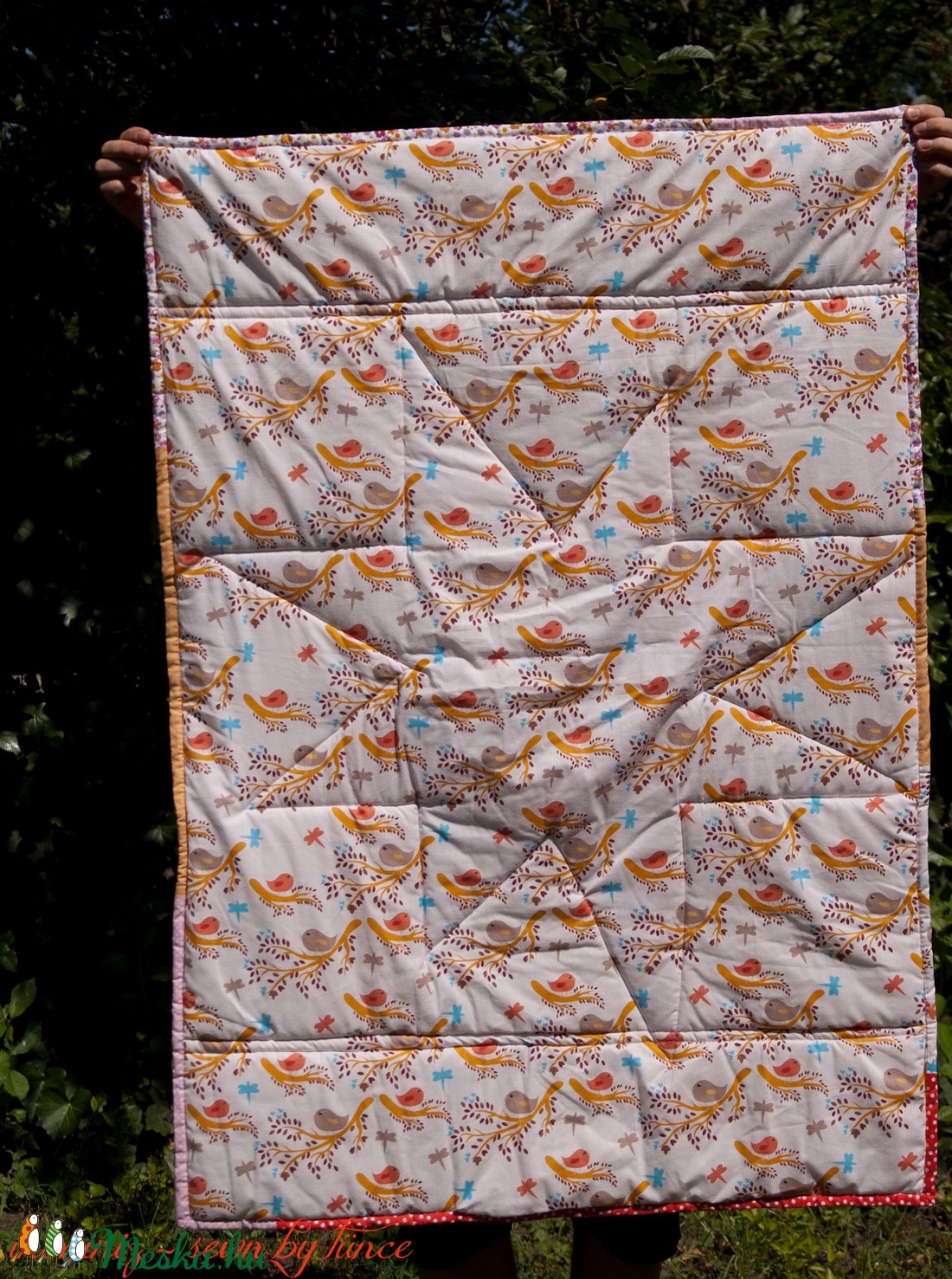 Wonky Star patchwork babatakaró, patchwork takaró -  - Meska.hu