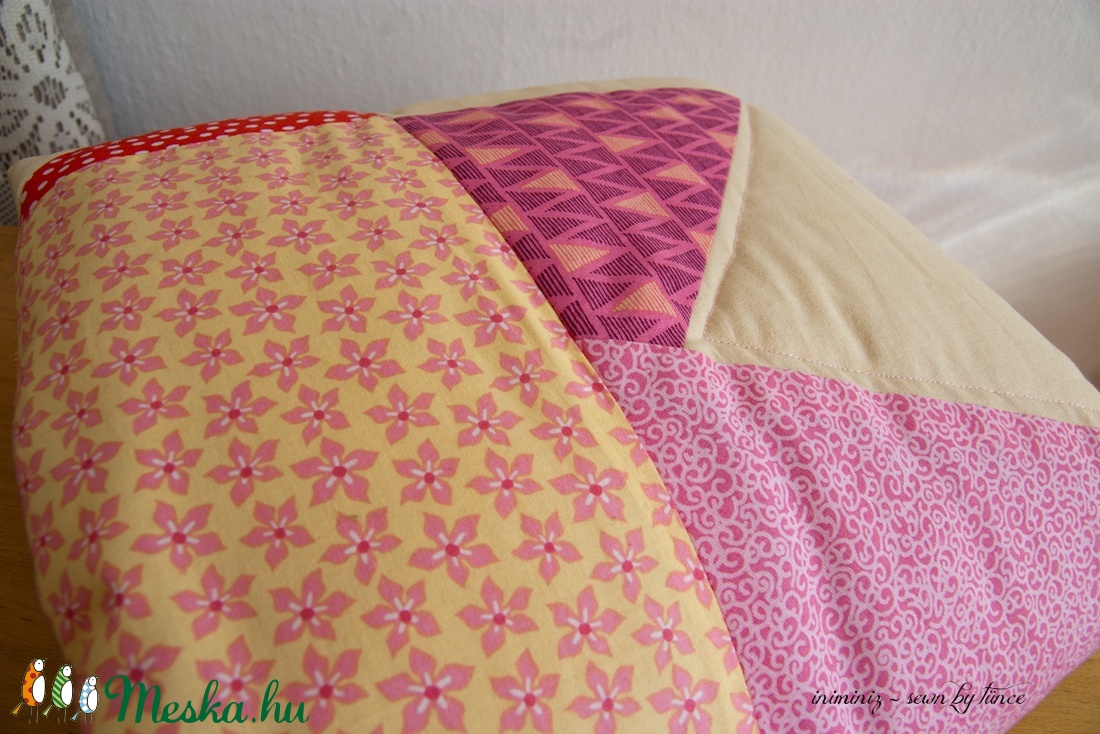 Wonky Star patchwork babatakaró, patchwork takaró -  - Meska.hu