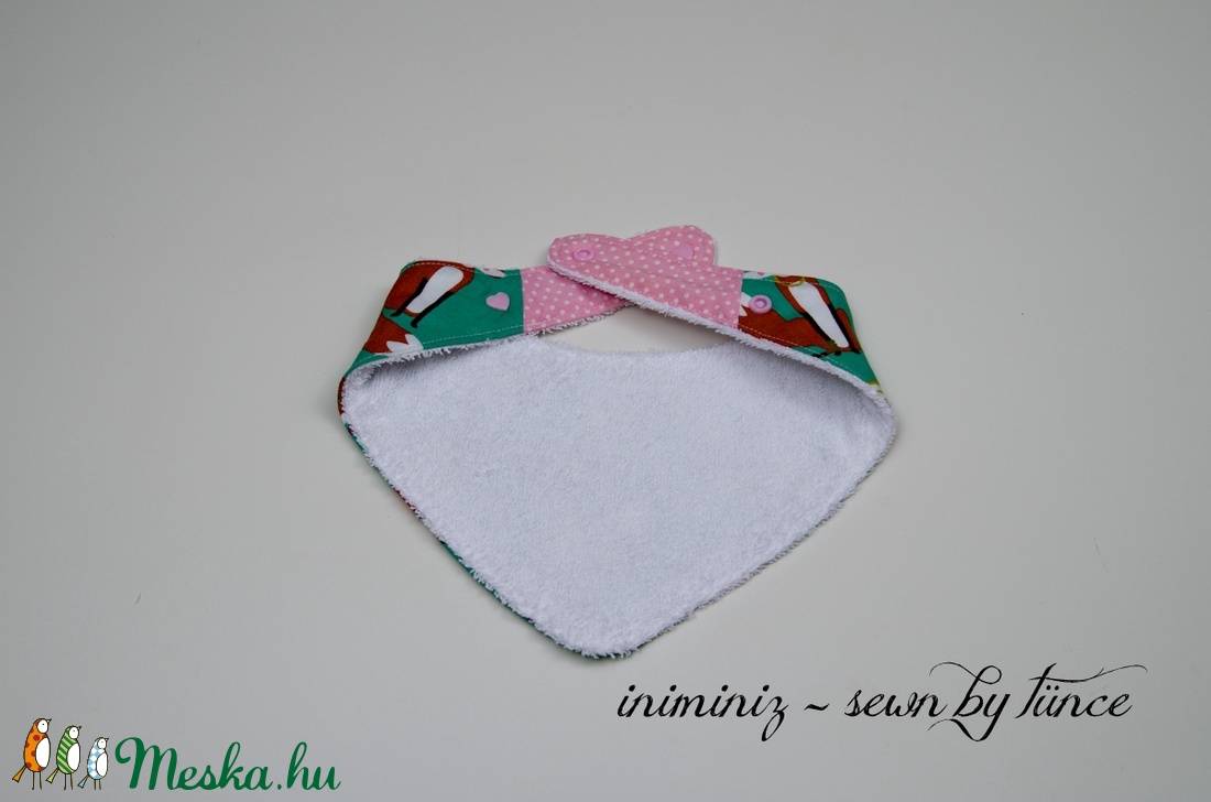 Lányos rókás előke, nyálkendő, partedli 2. -  - Meska.hu