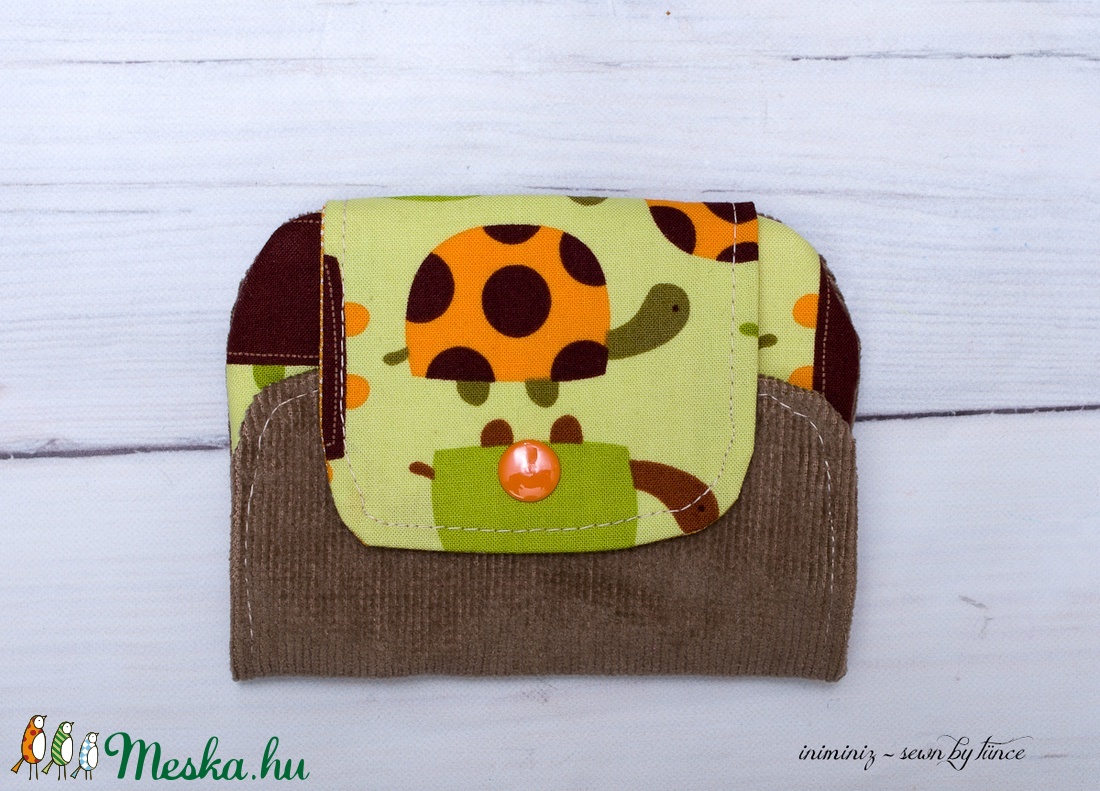 Teknősbékás pénztárca, tárca, gyerekpénztárca pénztárca fiúknak -  - Meska.hu