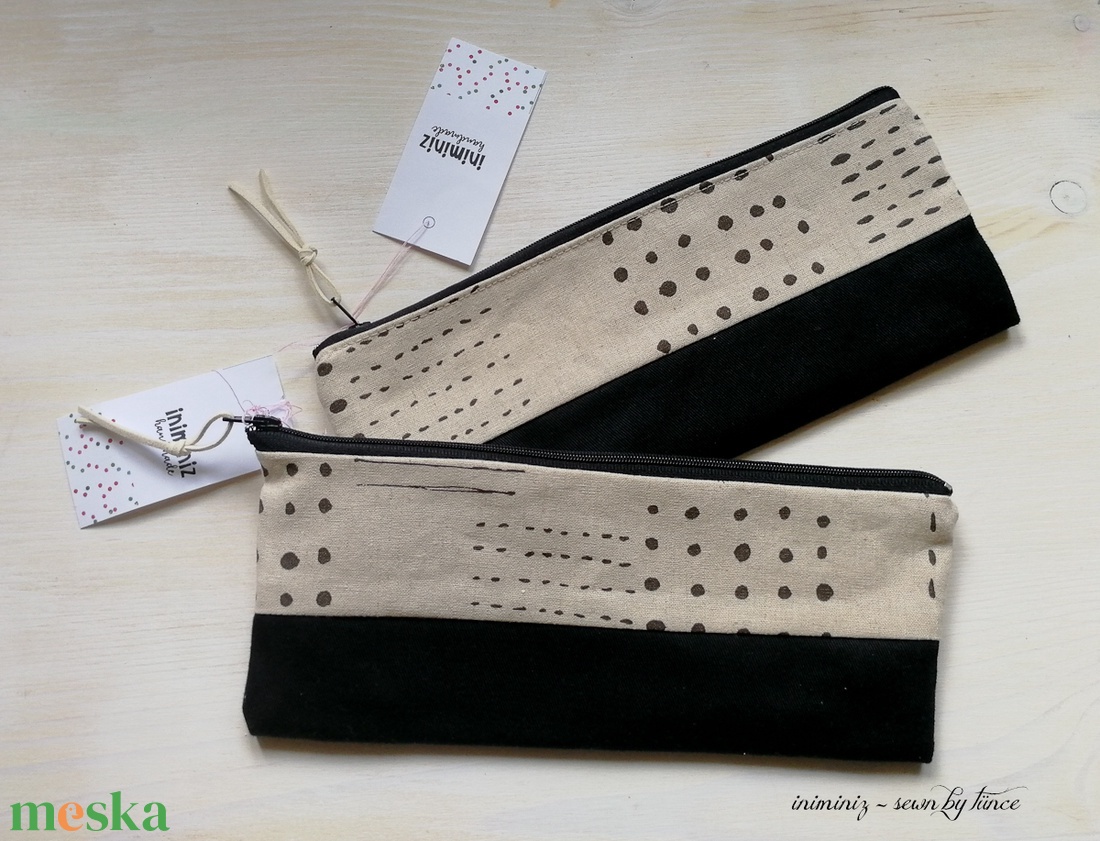 Modern mintás tolltartó -  - Meska.hu