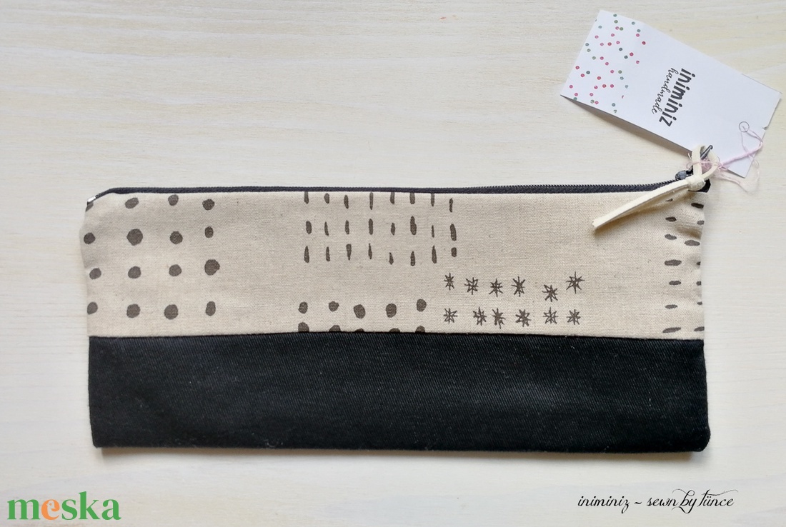 Modern mintás tolltartó -  - Meska.hu