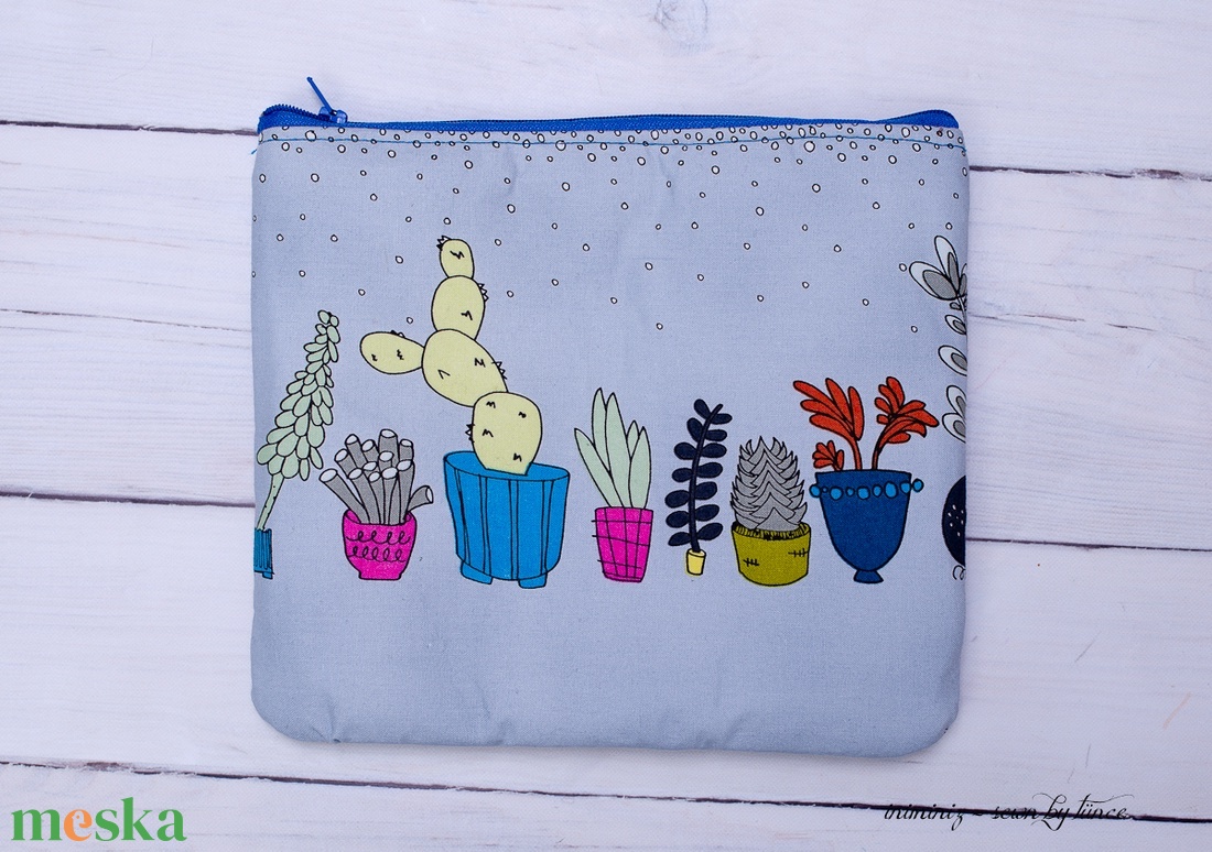 Kaktuszos tablet tartó tok - Kaktuszmintás tablet sleeve - táska & tok - ebook & tablet tok - Meska.hu