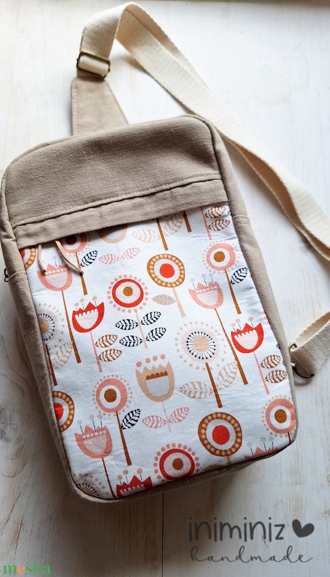 Sling bag, egypántos hátizsák, sling táska vagy keresztpántos táska - táska & tok - kézitáska & válltáska - vállon átvethető táska - Meska.hu