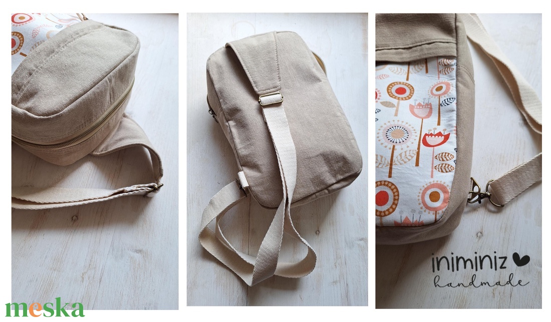 Sling bag, egypántos hátizsák, sling táska vagy keresztpántos táska - táska & tok - kézitáska & válltáska - vállon átvethető táska - Meska.hu