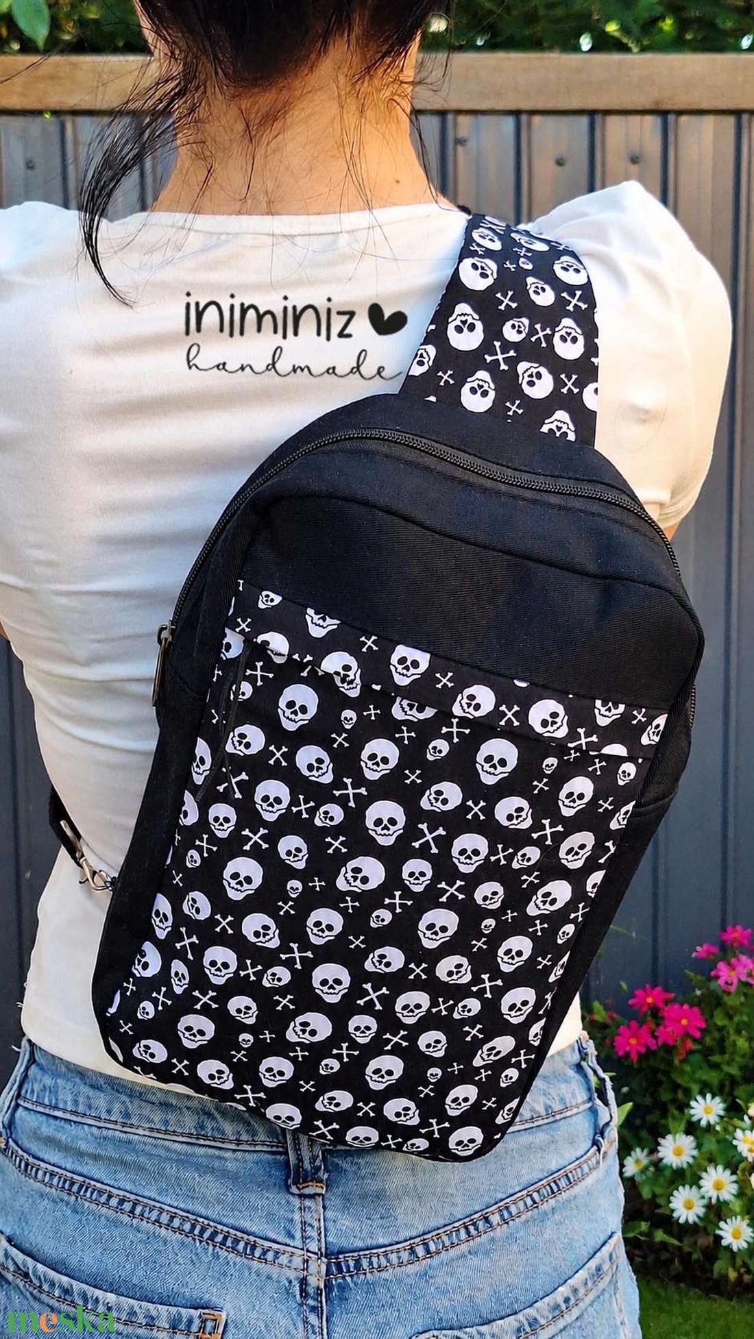 Sling bag, egypántos hátizsák, sling táska vagy keresztpántos táska - táska & tok - kézitáska & válltáska - vállon átvethető táska - Meska.hu
