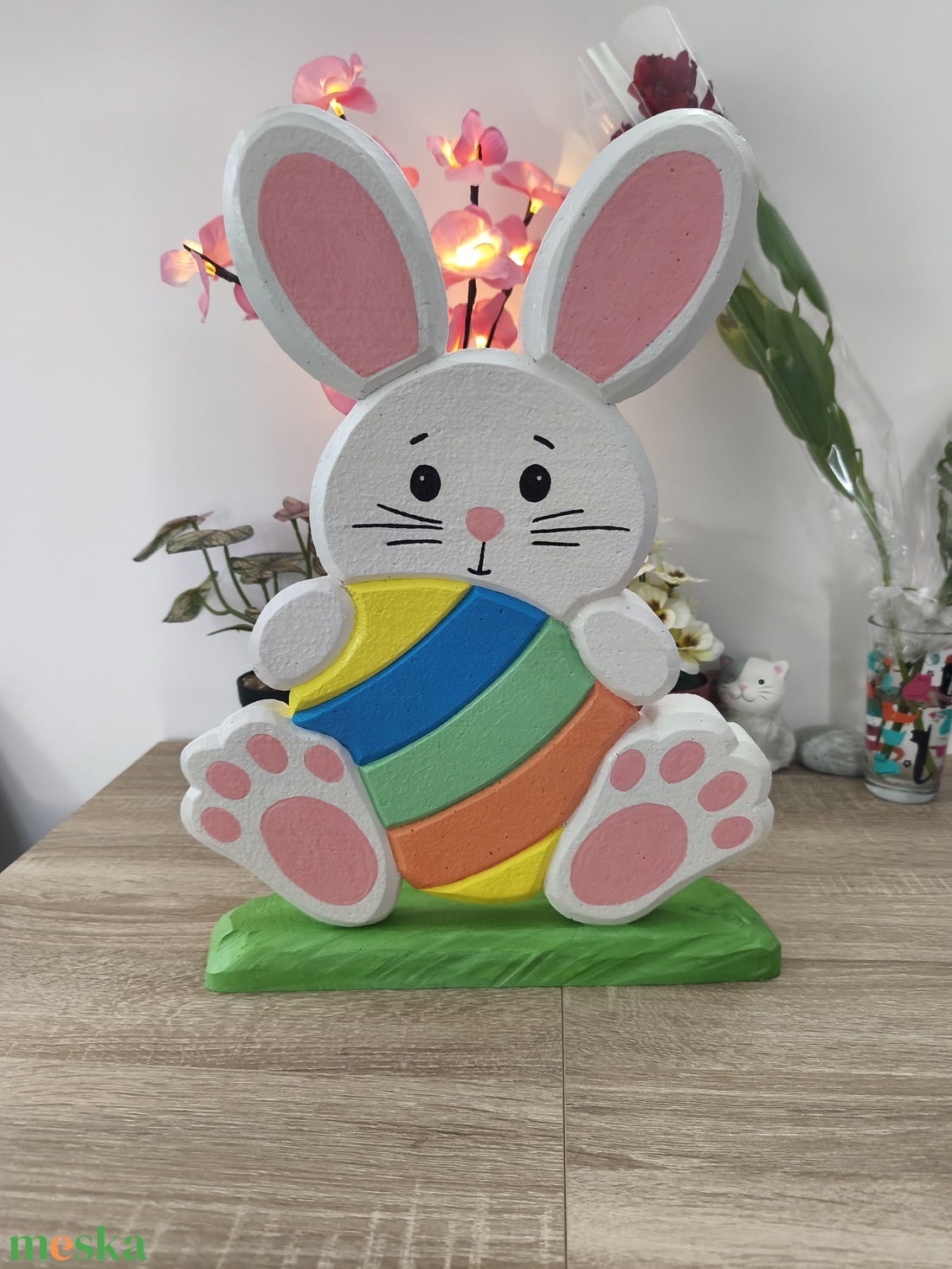 Húsvéti nyuszi dekoráció � 40 cm - otthon & életmód - dekoráció - dekoratív figurák és szobrok - Meska.hu