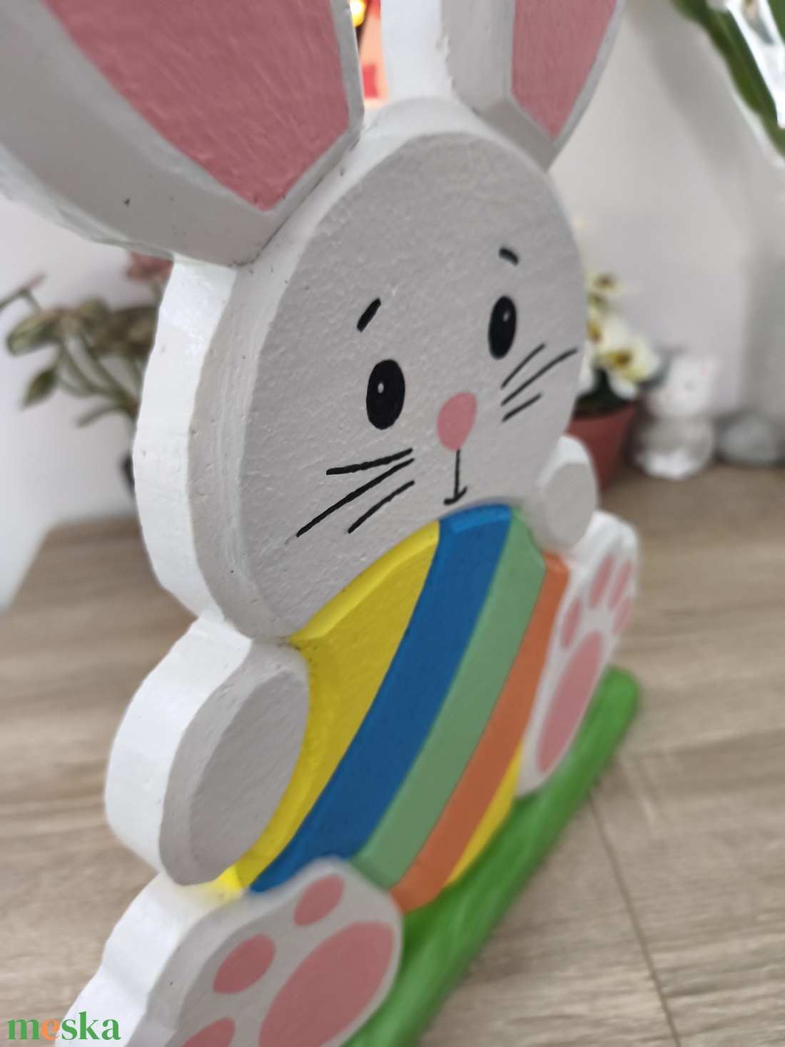 Húsvéti nyuszi dekoráció � 40 cm - otthon & életmód - dekoráció - dekoratív figurák és szobrok - Meska.hu