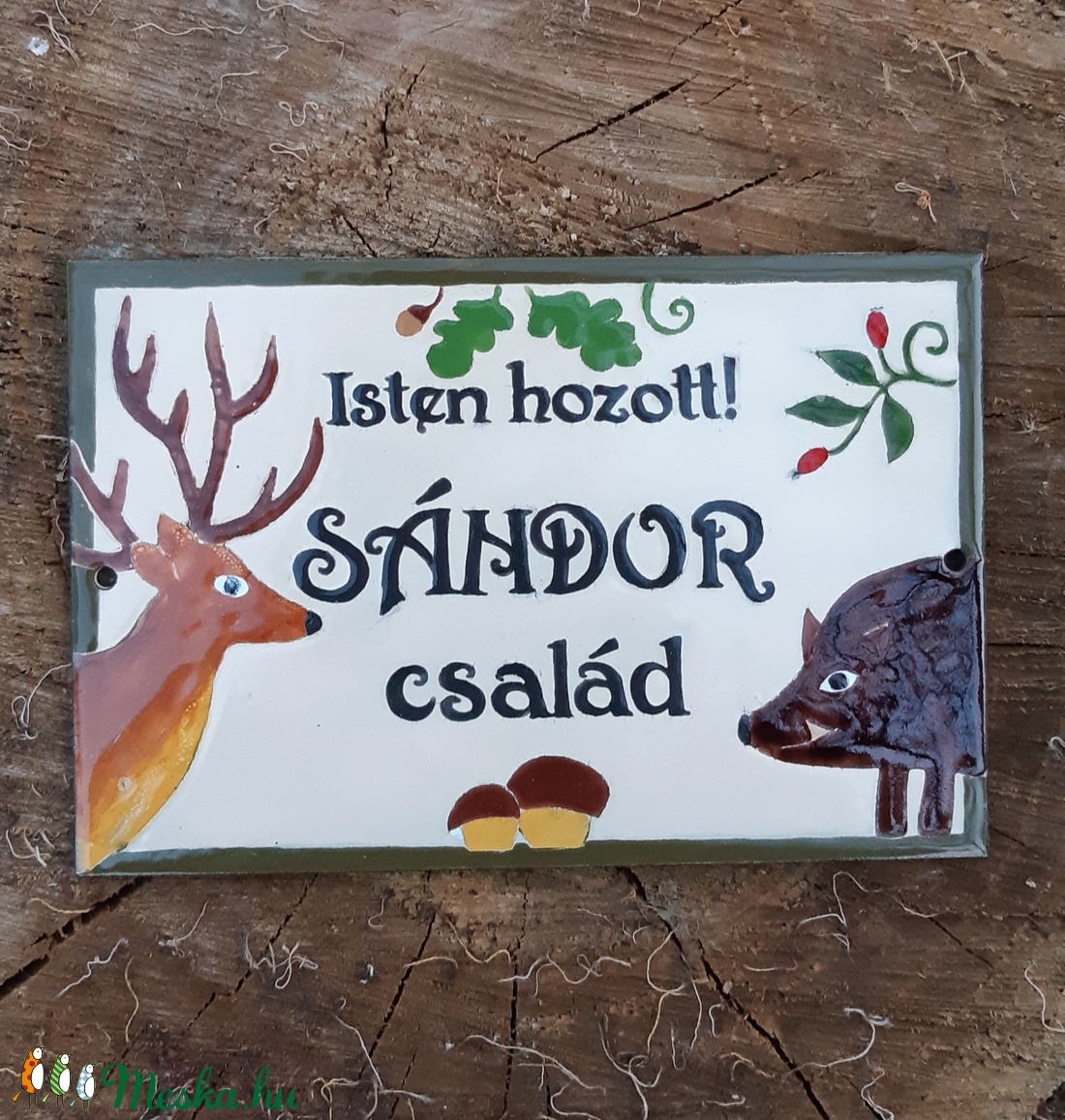 Egyedi névtábla vadászoknak - Sándor-Szücsi Judit részére - - Meska.hu Egyedi névtábla vadászoknak - Sándor-Szücsi Judit részére - - Meska.hu