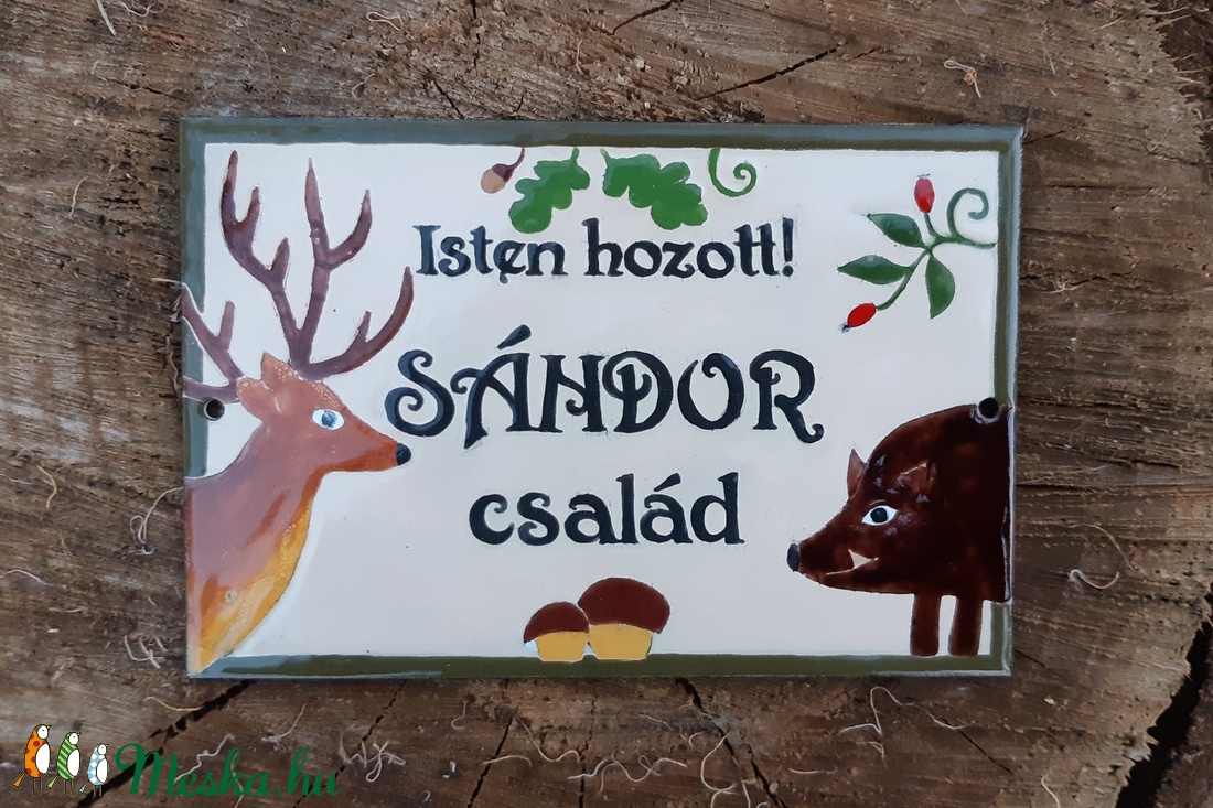 Egyedi névtábla vadászoknak - Sándor-Szücsi Judit részére - - Meska.hu Egyedi névtábla vadászoknak - Sándor-Szücsi Judit részére - - Meska.hu