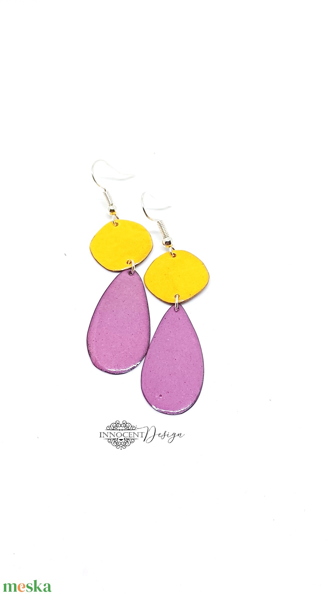 Petals - színes tűzzománc fülbevalóó - szirmok - colorblocking - ékszer - fülbevaló - lógó fülbevaló - Meska.hu Petals - színes tűzzománc fülbevalóó - szirmok - colorblocking - ékszer - fülbevaló - lógó fülbevaló - Meska.hu
