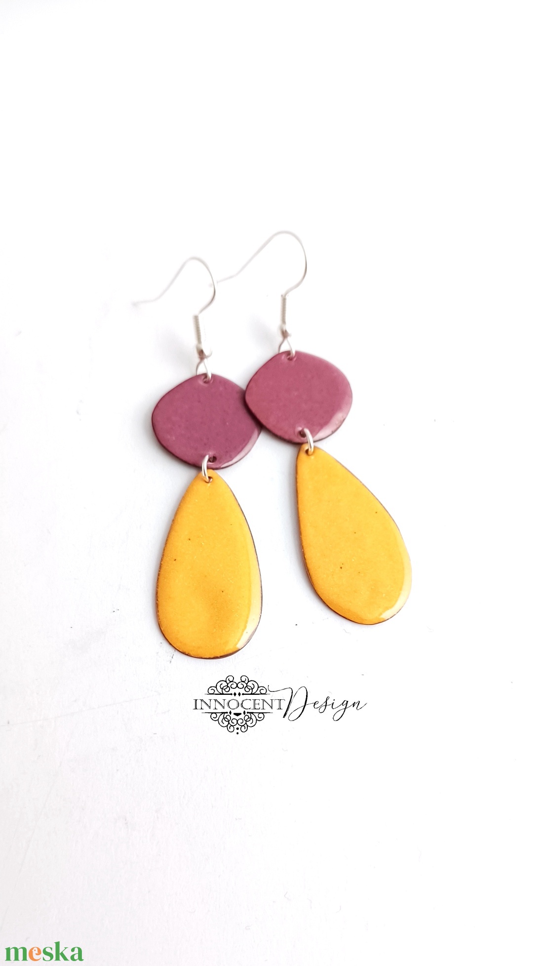 Petals - színes tűzzománc fülbevalóó - szirmok - colorblocking - ékszer - fülbevaló - lógó fülbevaló - Meska.hu Petals - színes tűzzománc fülbevalóó - szirmok - colorblocking - ékszer - fülbevaló - lógó fülbevaló - Meska.hu