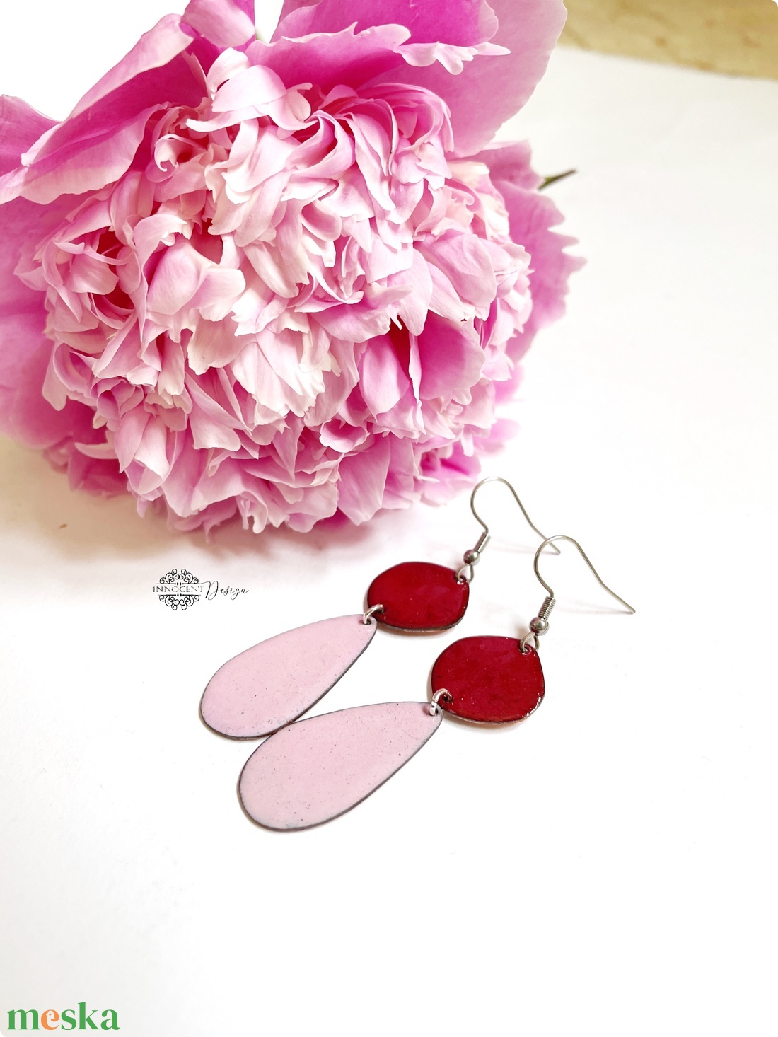 Petals - színes tűzzománc fülbevaló - szirmok - colorblocking - ékszer - fülbevaló - lógó fülbevaló - Meska.hu Petals - színes tűzzománc fülbevaló - szirmok - colorblocking - ékszer - fülbevaló - lógó fülbevaló - Meska.hu